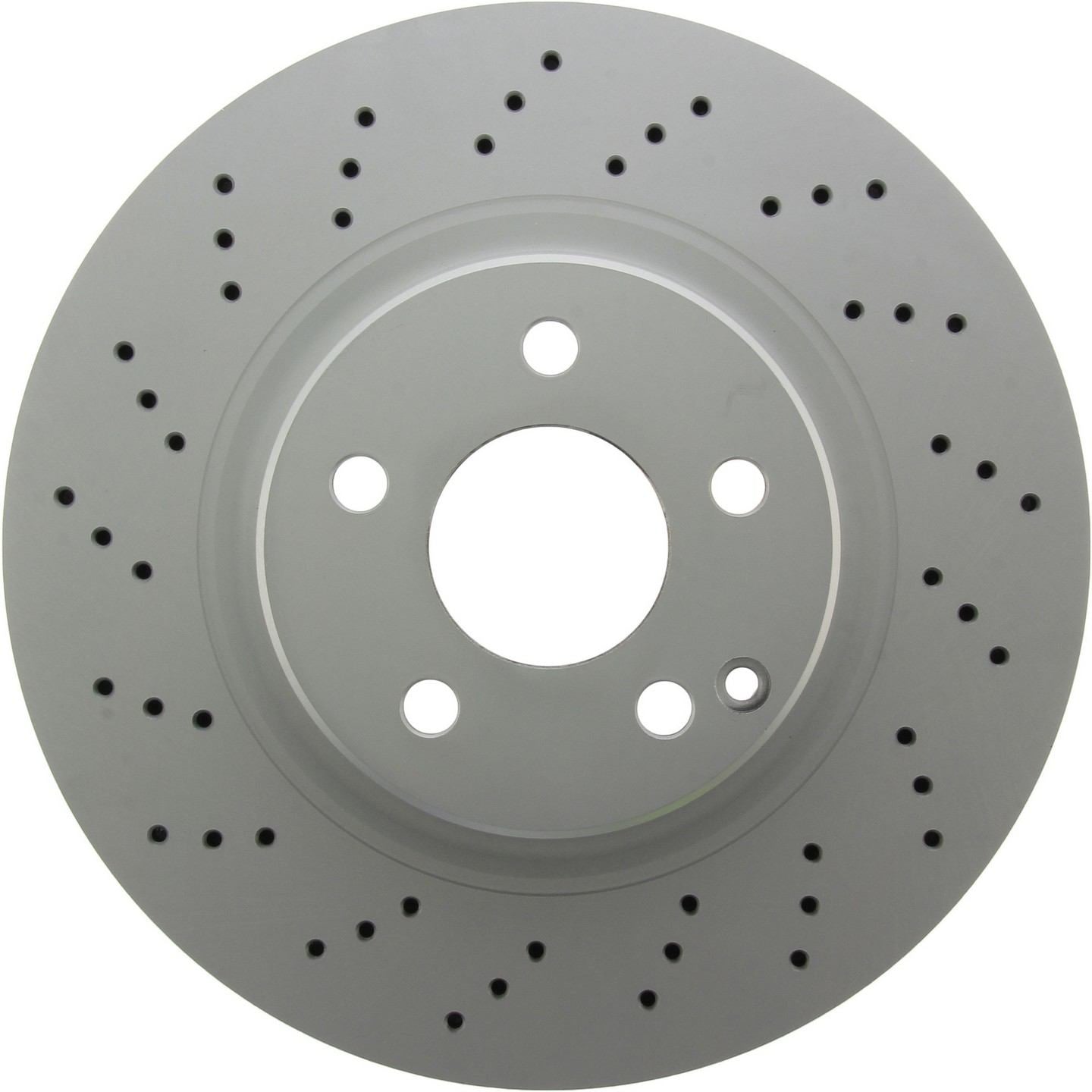 GCX Elemental Protection GCX Drilled Rotor Drilled with Full Coating  top view frsport 320.35038F