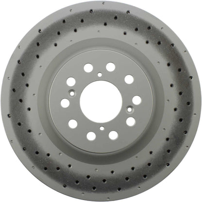 Stoptech Centric 17-19 Honda Civic Front GCX Drilled Rotor w/ Partial Coating 320.40098