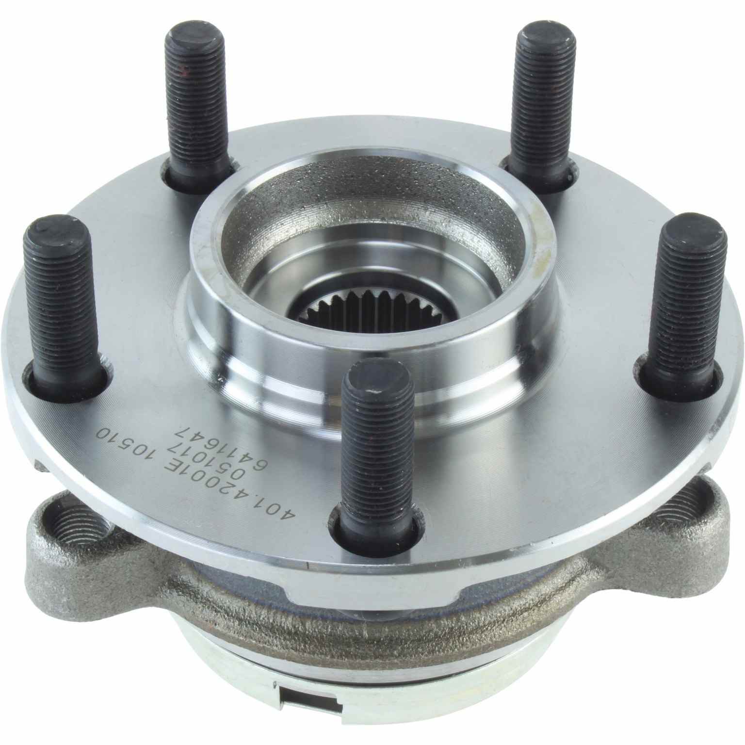 C-Tek Standard Hub and Bearing Assembly With ABS Tone Ring / Encoder  top view frsport 401.42001E