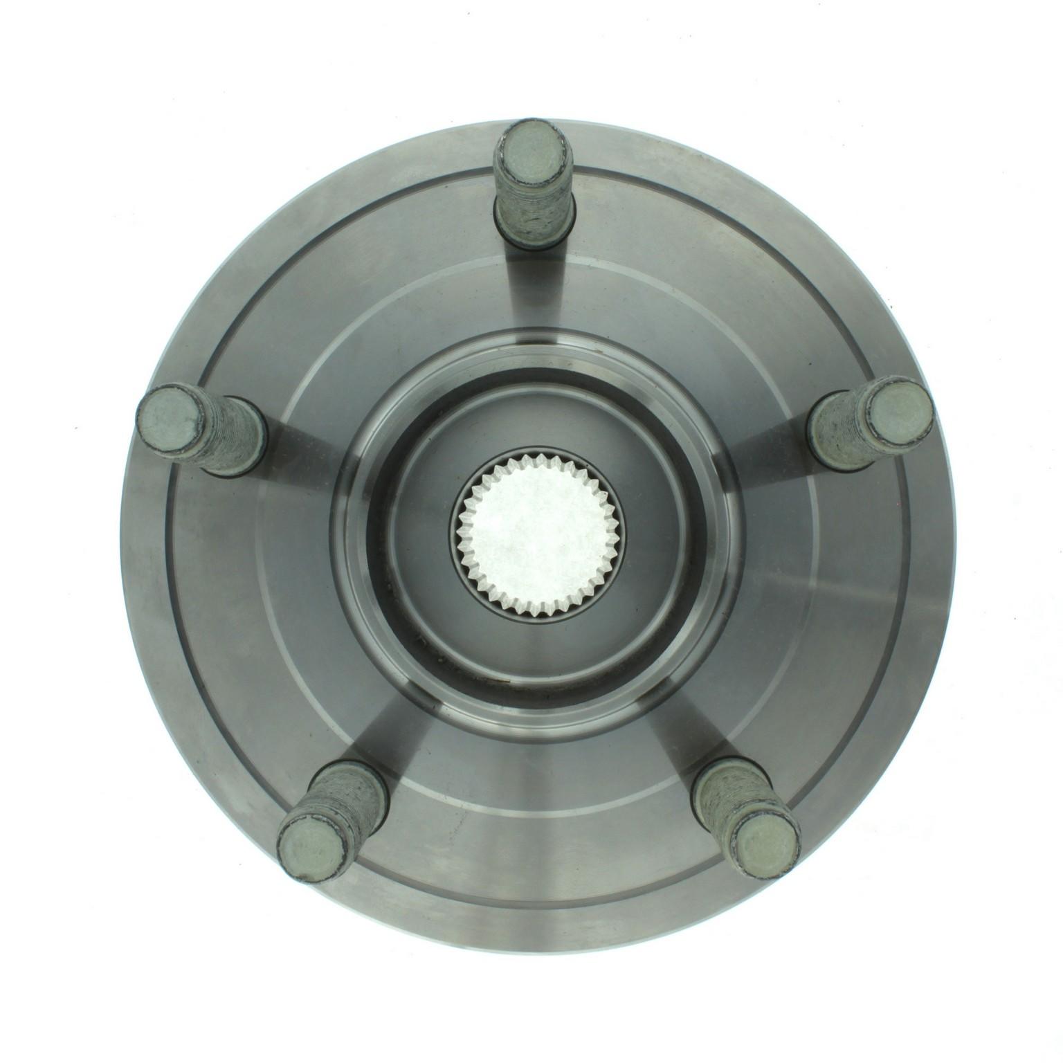 Centric Parts Premium Hub and Bearing Assembly With ABS Tone Ring / Encoder  top view frsport 401.67000