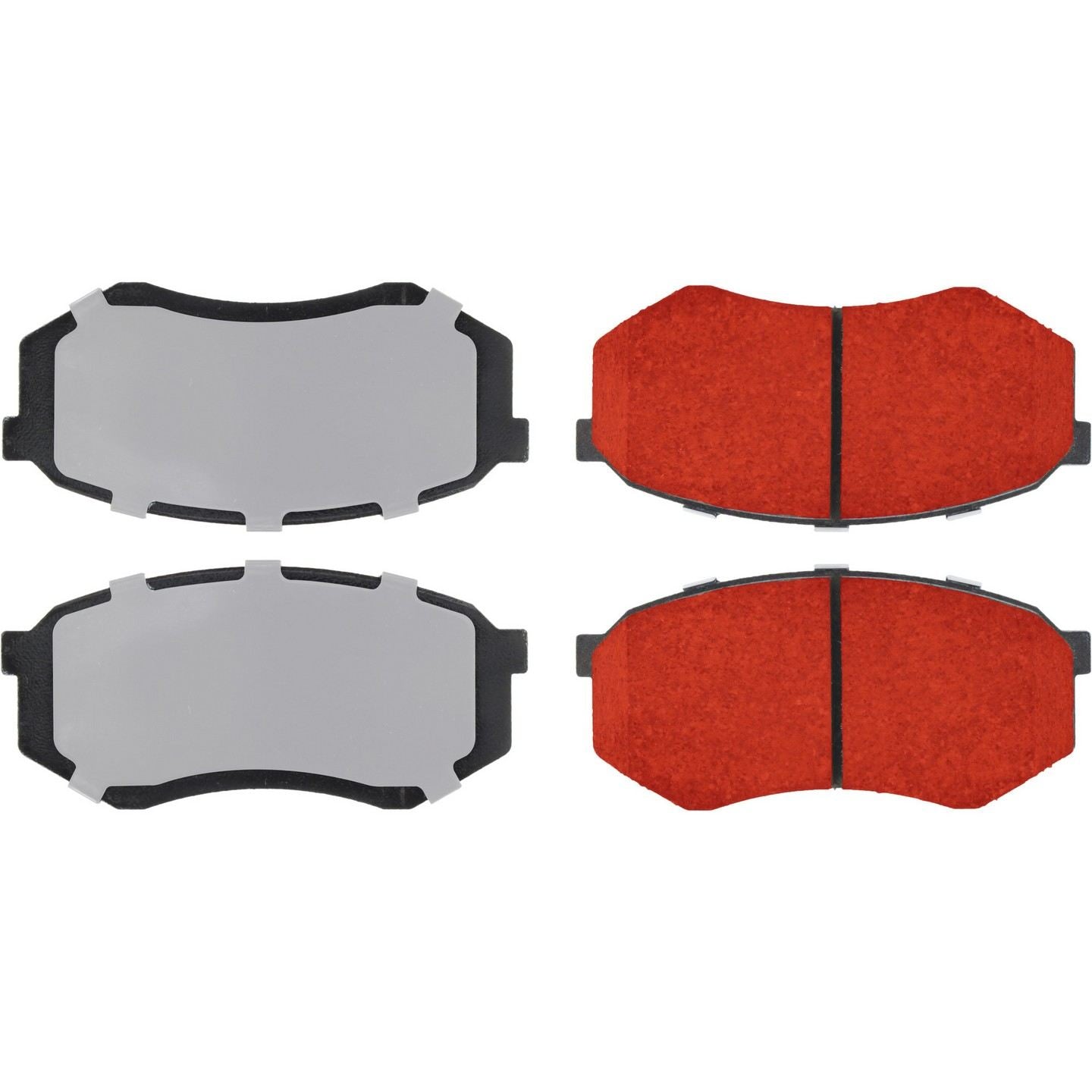 PQ Pro PQ PRO Disc Brake Pads with Hardware  top view frsport 500.04330