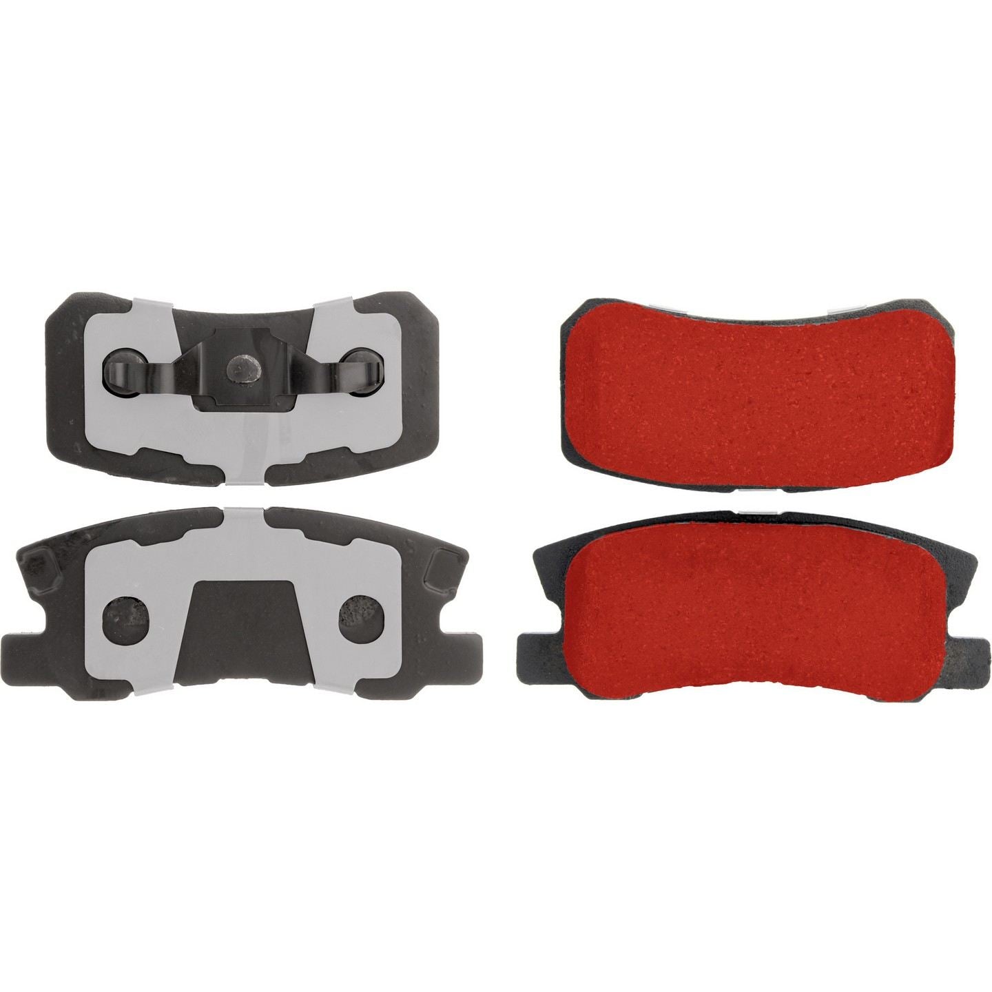 PQ Pro PQ PRO Disc Brake Pads with Hardware  top view frsport 500.08680