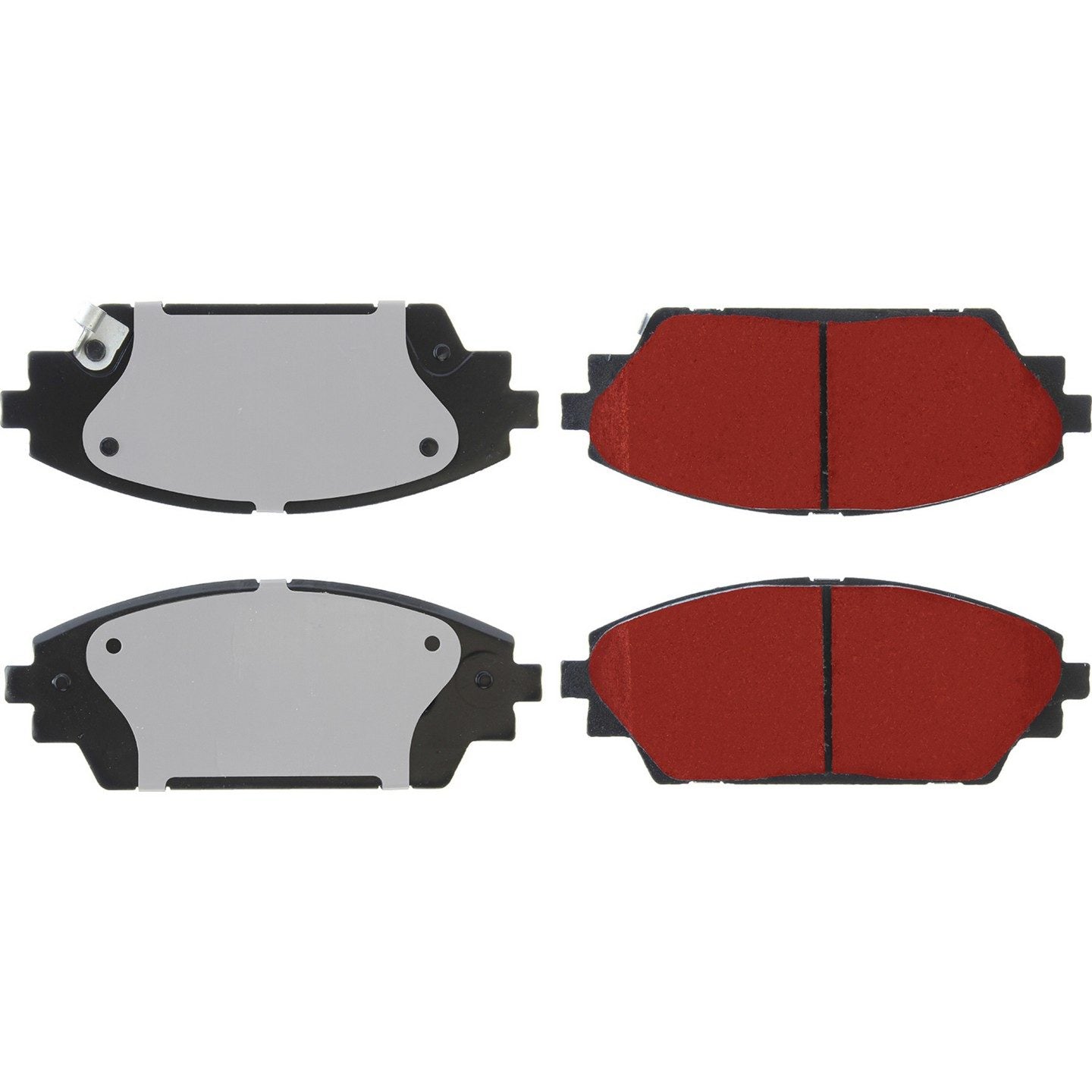 PQ Pro PQ PRO Disc Brake Pads with Hardware  top view frsport 500.17280