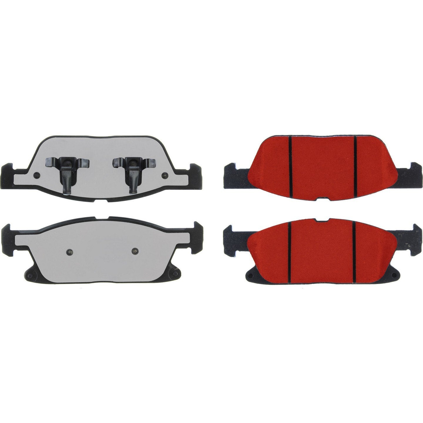 PQ Pro PQ PRO Disc Brake Pads with Hardware  top view frsport 500.18180