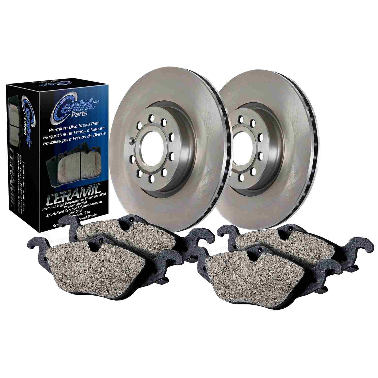 Centric Parts OE Grade Brake Kit 2-Wheel  top view frsport 908.04002