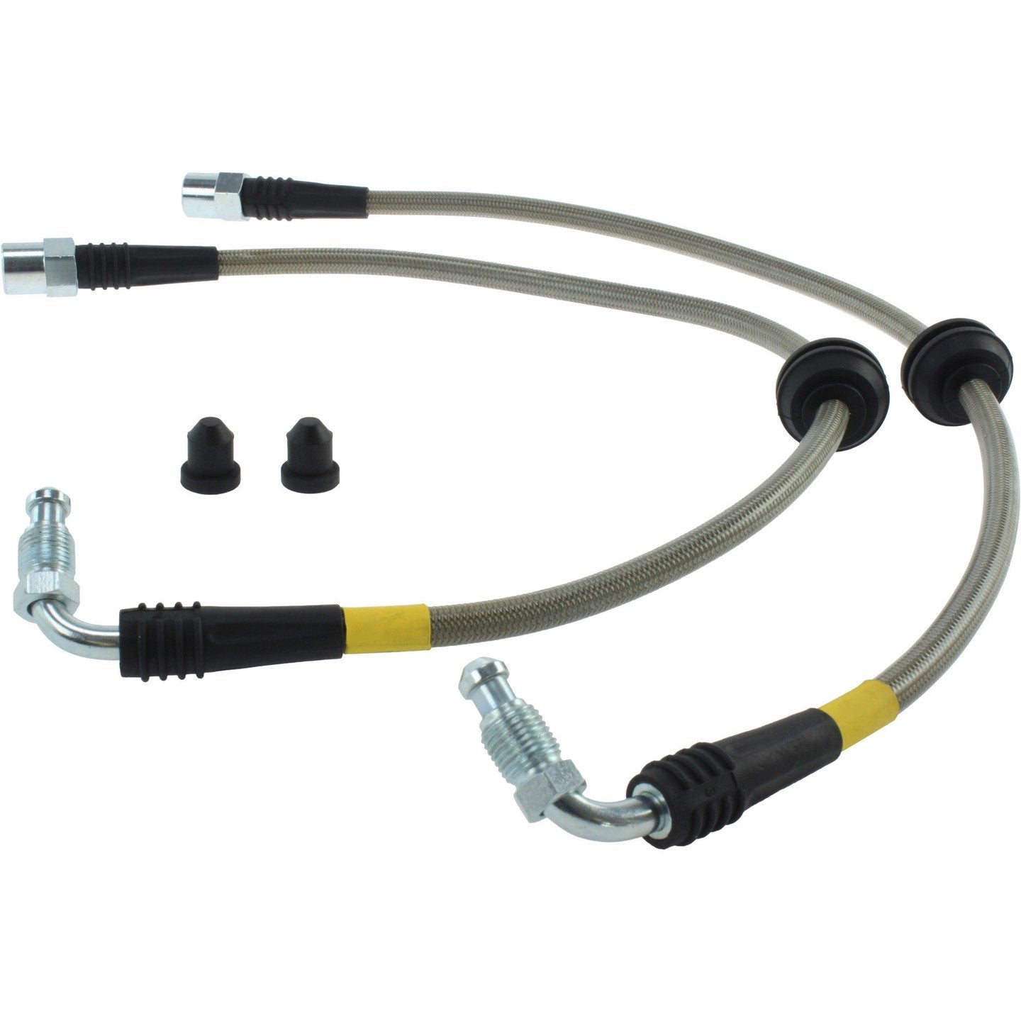 stoptech stainless steel brake line kit  frsport 950.33005