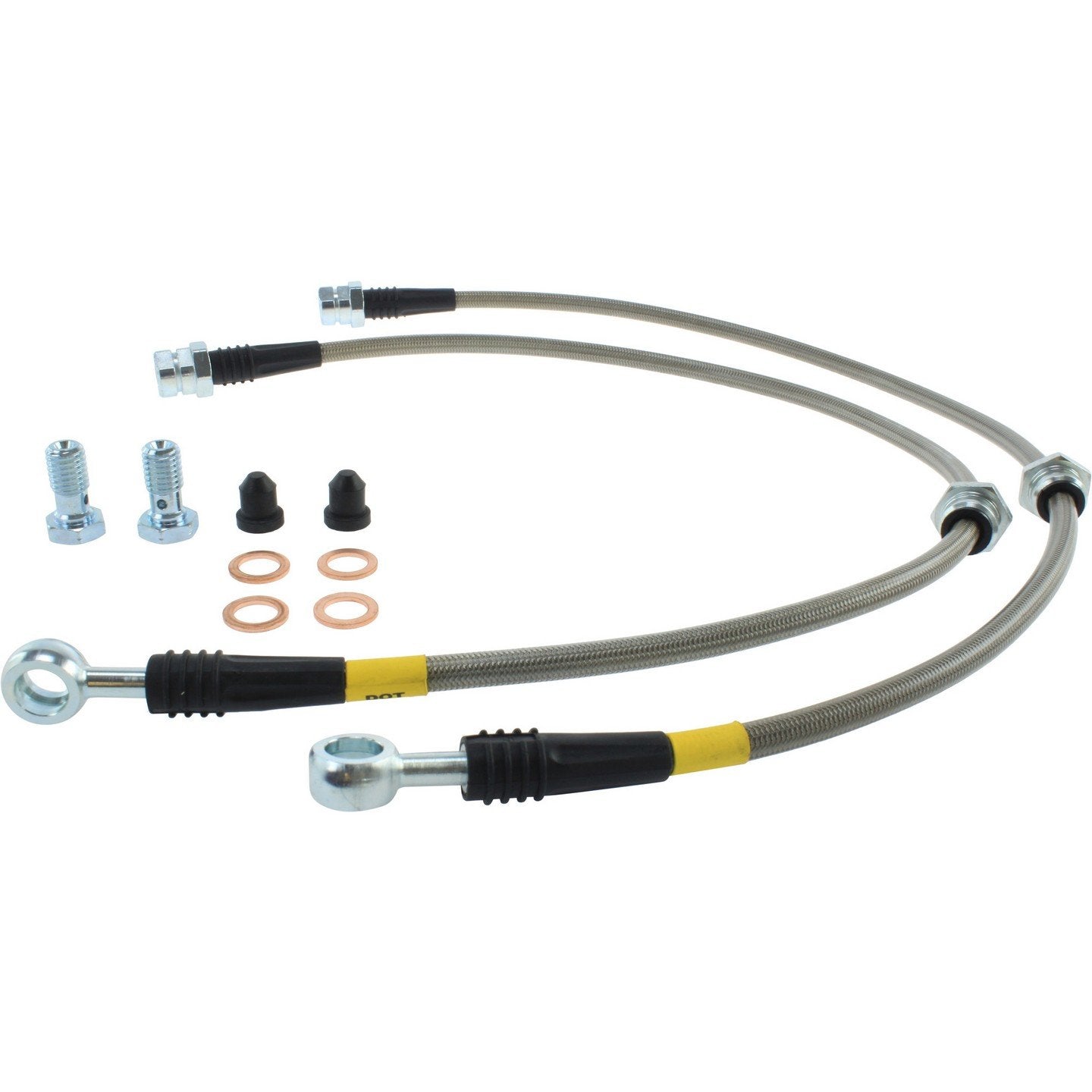 stoptech stainless steel brake line kit  frsport 950.33015