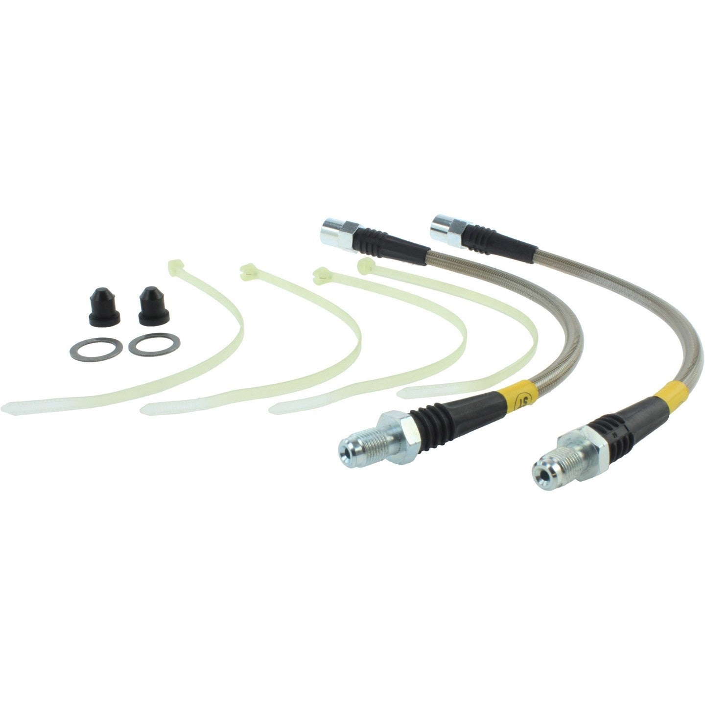 stoptech stainless steel brake line kit  frsport 950.35500