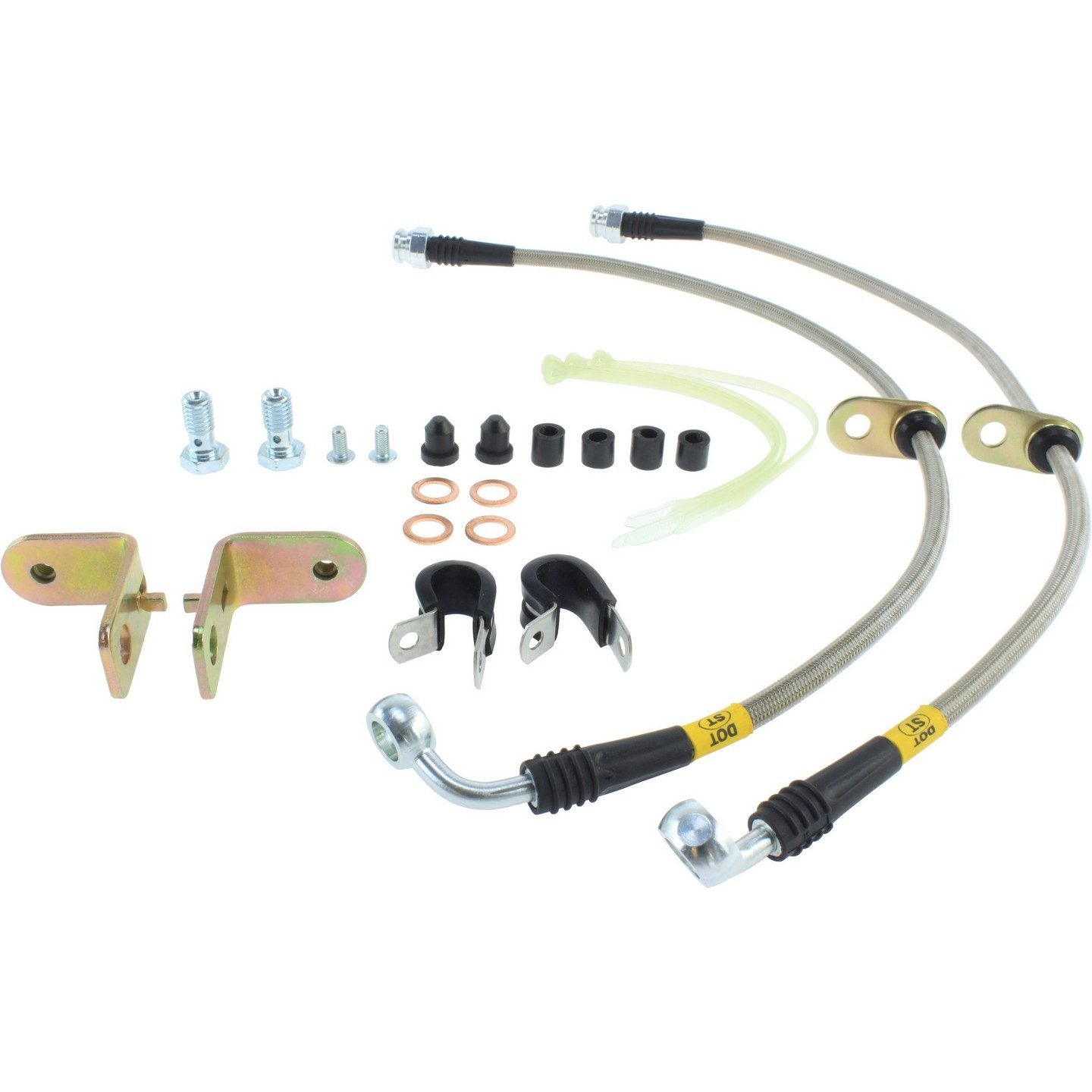 stoptech stainless steel brake line kit  frsport 950.61003