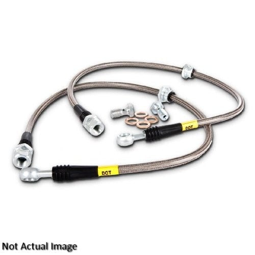 stoptech stainless steel brake line kit  frsport 950.66005