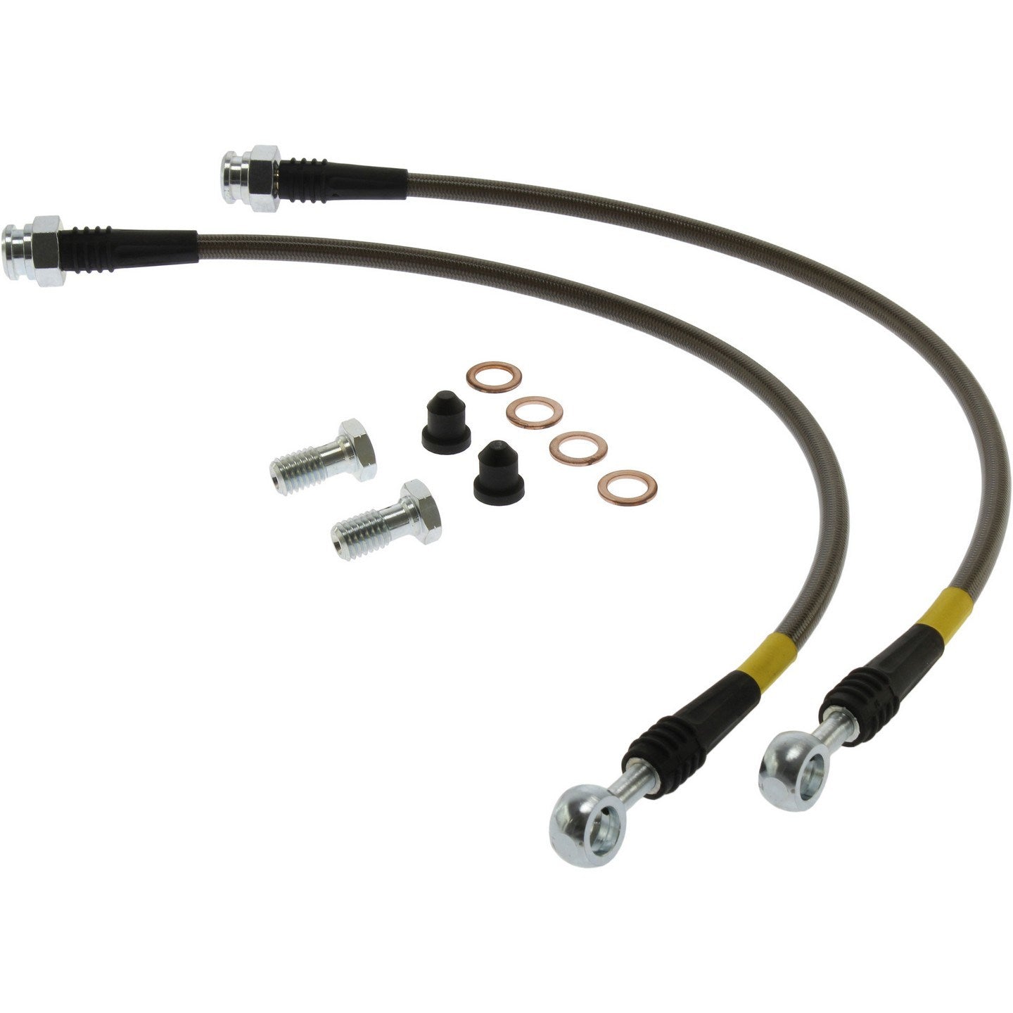 stoptech stainless steel brake line kit  frsport 950.66501