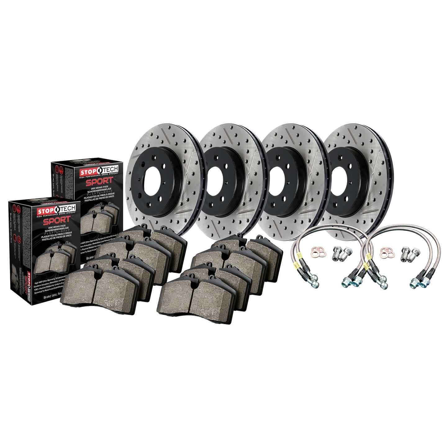 StopTech Disc Brake Pad and Rotor Kit