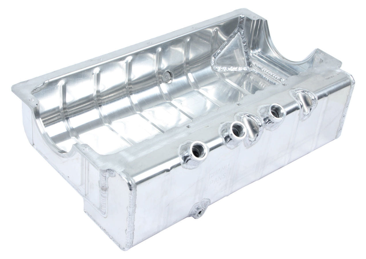 Champ Pans SBC Dry Sump Oil Pan w/ Dart Block #12 CHAPRO180R3