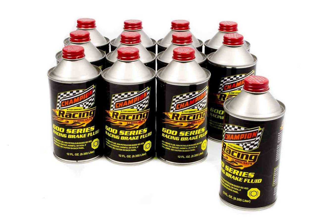 Champion Racing Brake Fluid DOT 4 12x12 oz. CHO4059K-12