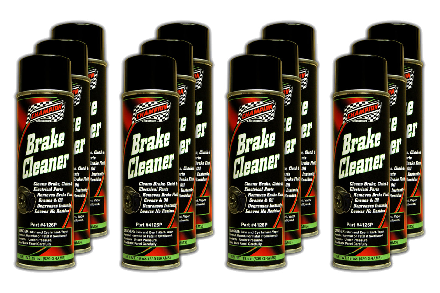 Champion Brake Cleaner Chlorinate d Case 12x19oz Cans CHO4126P-12