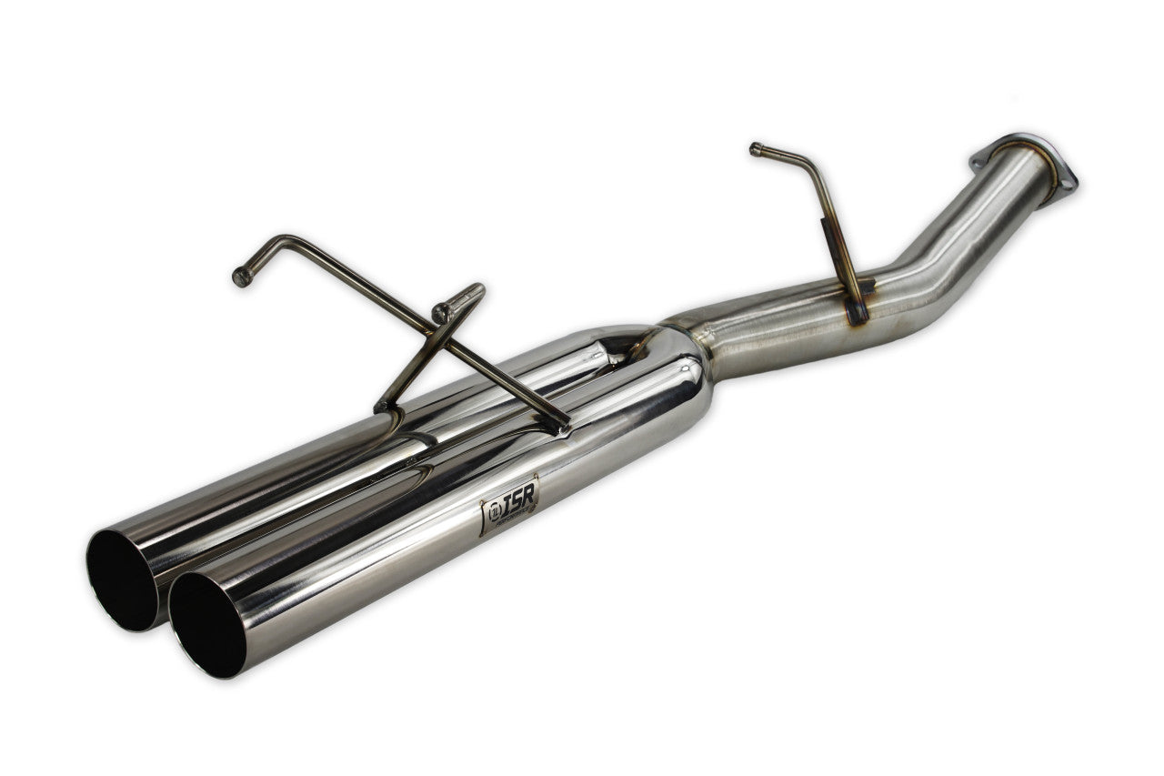 ISR Performance EP (Straight Pipes) Dual Tip Exhaust - Nissan 240sx 89-94 (S13) - 3"