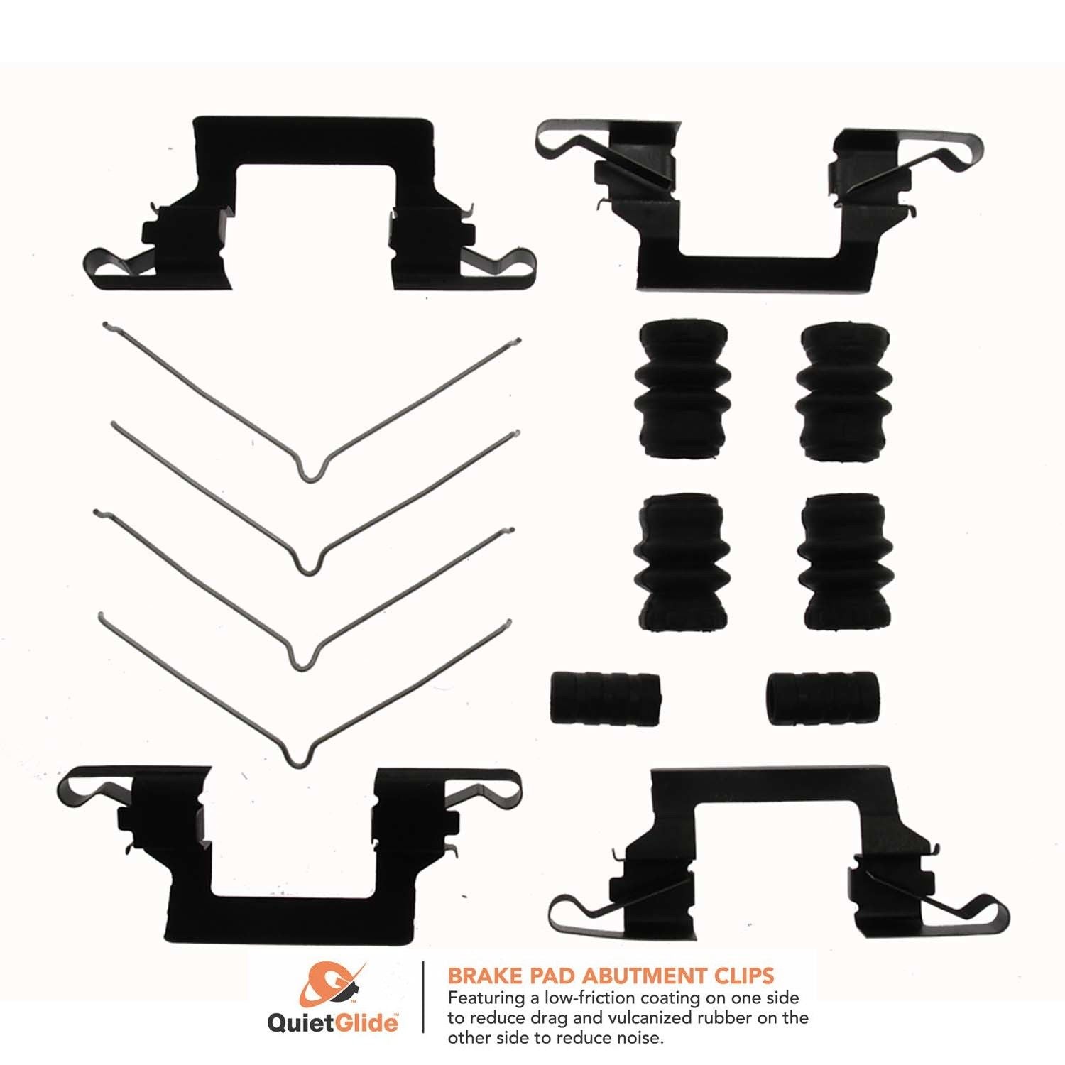 Carlson Disc Brake Hardware Kit  top view frsport 13353Q