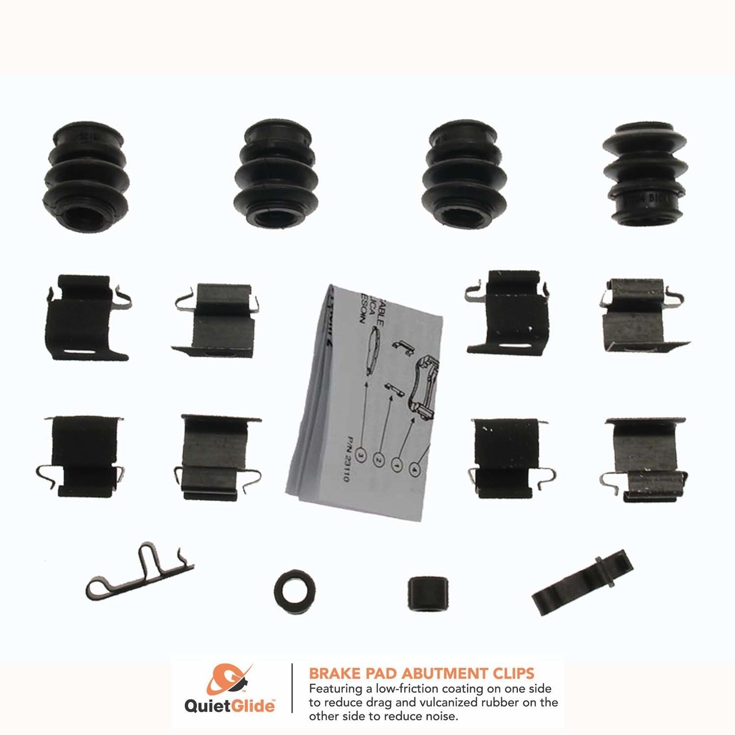 Carlson Disc Brake Hardware Kit  top view frsport 13357Q