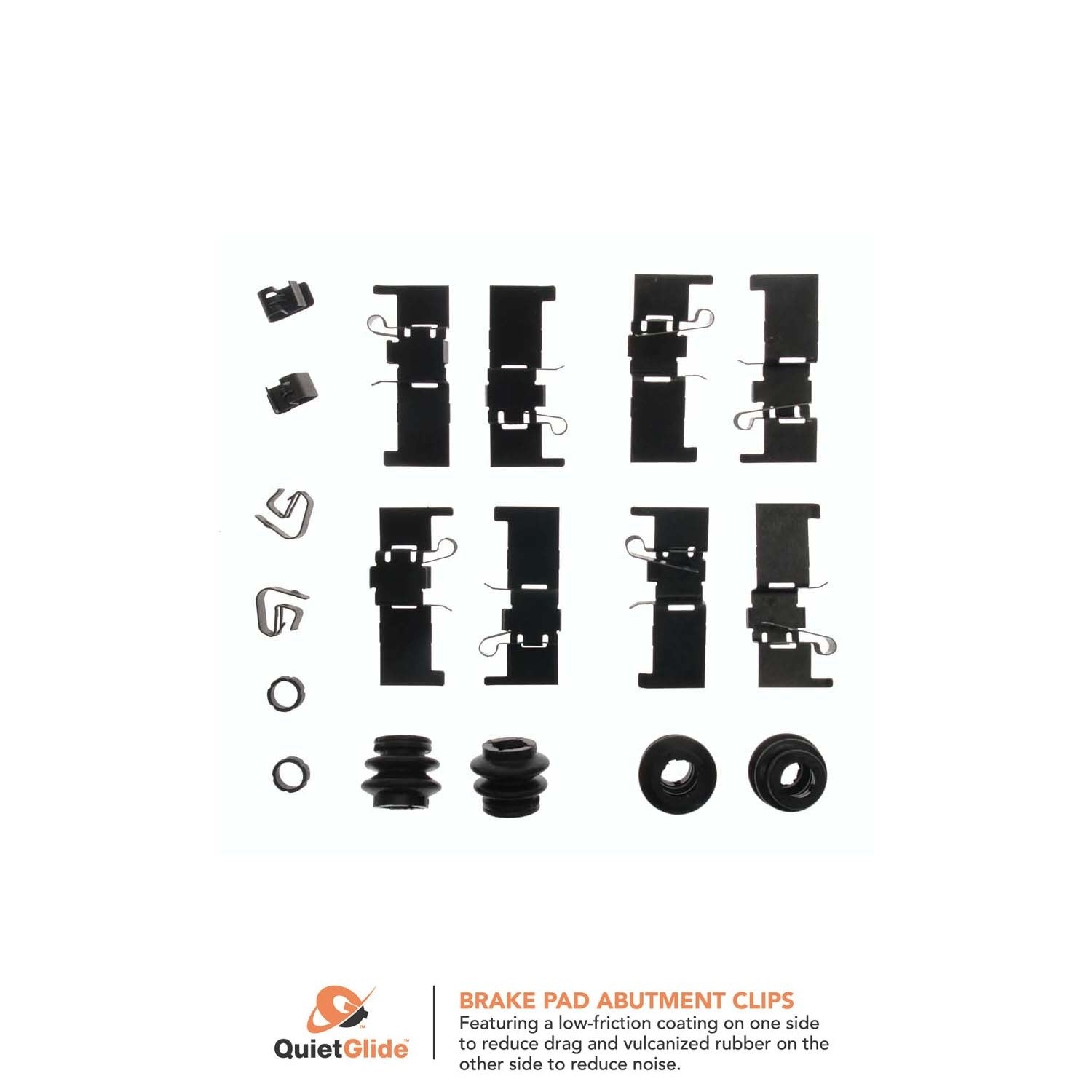 Carlson Disc Brake Hardware Kit  top view frsport 13456Q