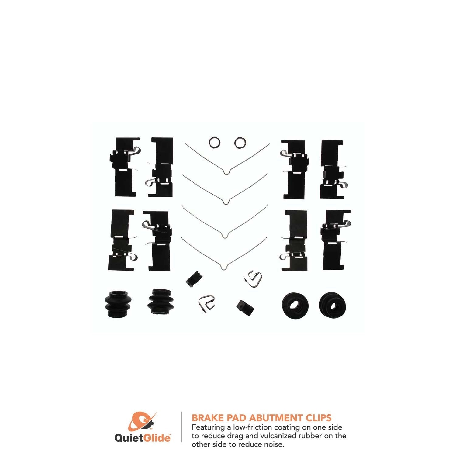 Carlson Disc Brake Hardware Kit  top view frsport 13486Q