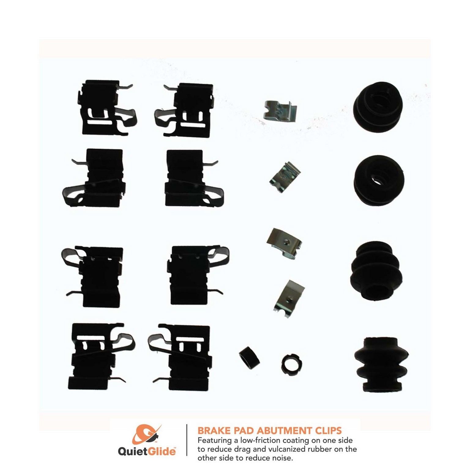 Carlson Disc Brake Hardware Kit  top view frsport 13571Q