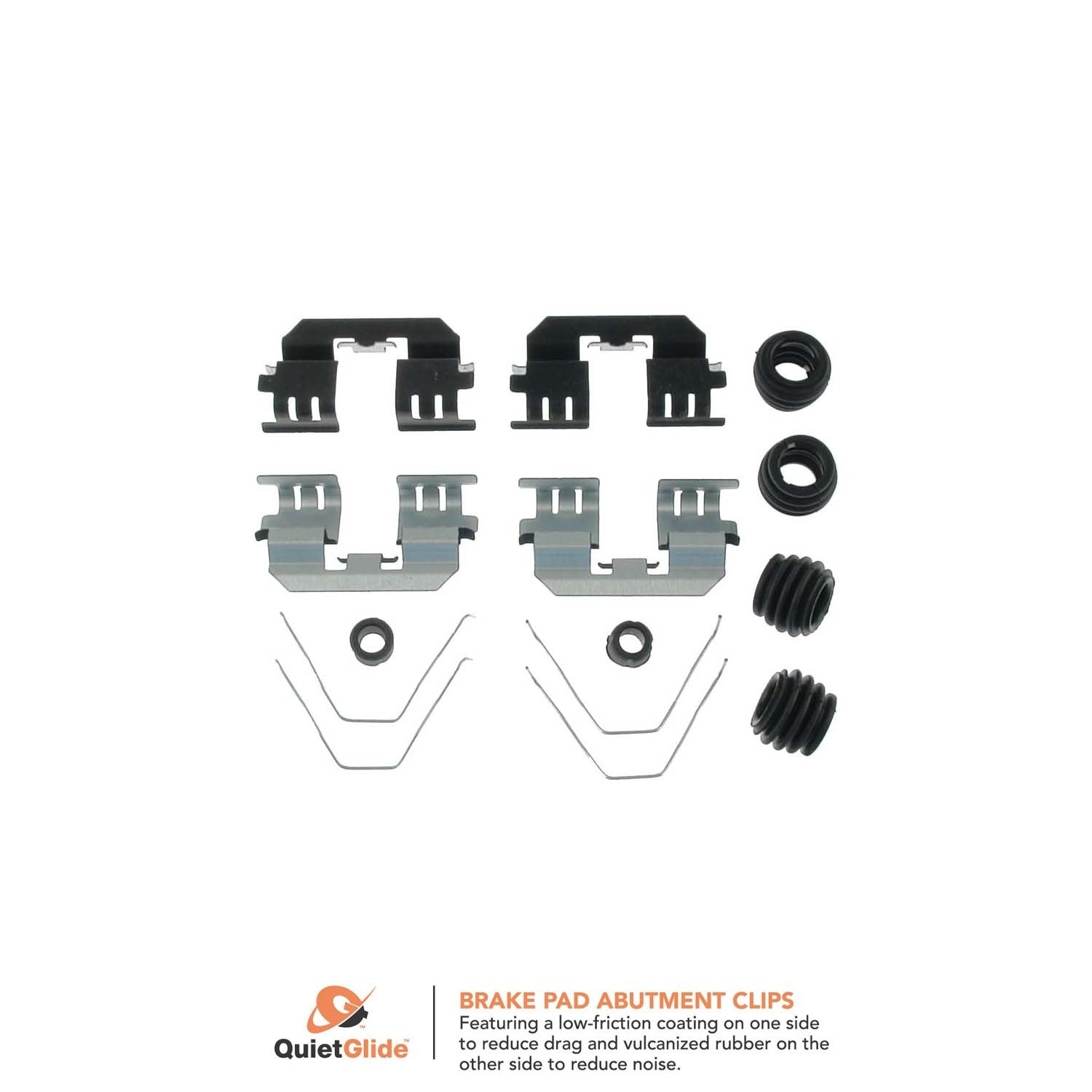 Carlson Disc Brake Hardware Kit  top view frsport 13604Q