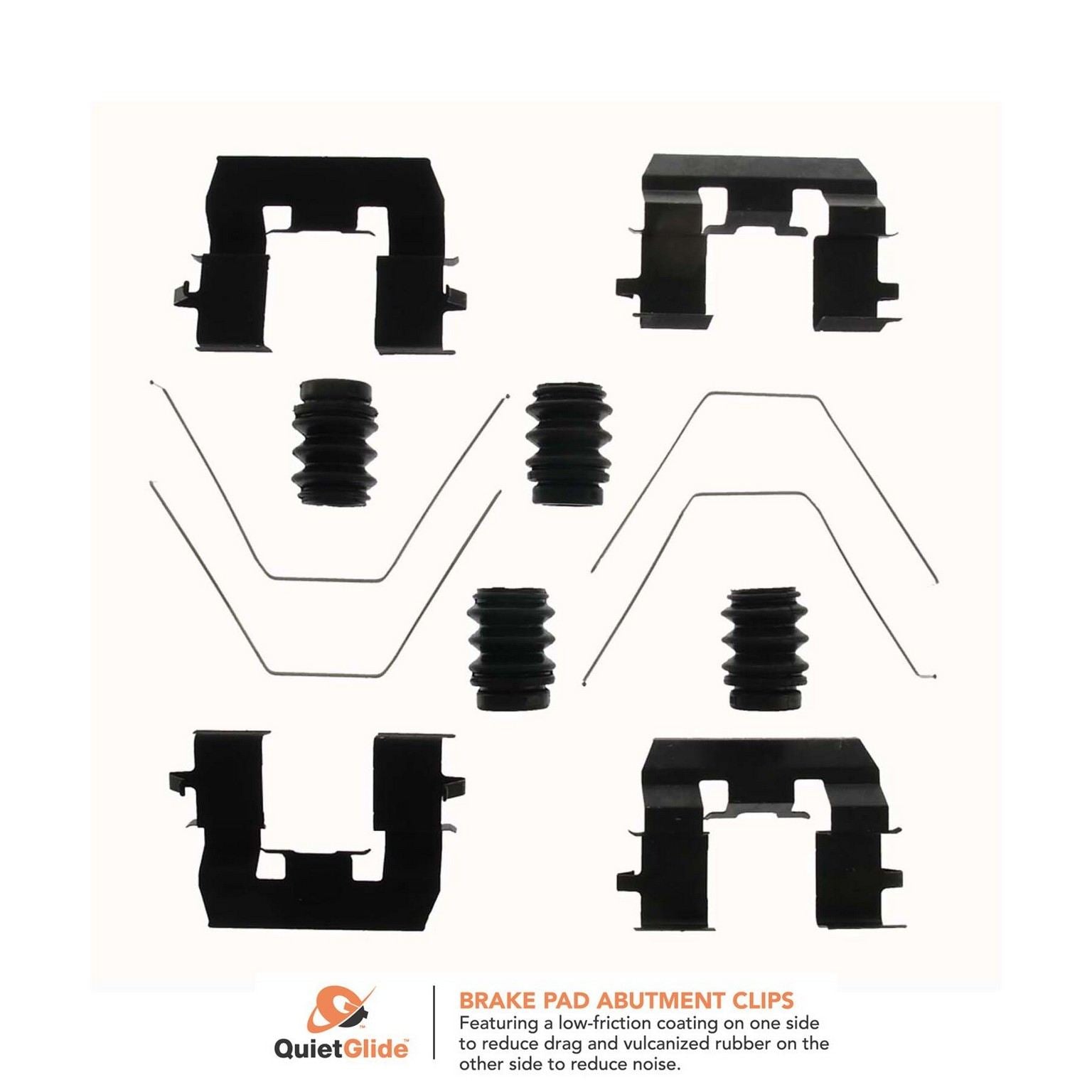 Carlson Disc Brake Hardware Kit  top view frsport 13640Q