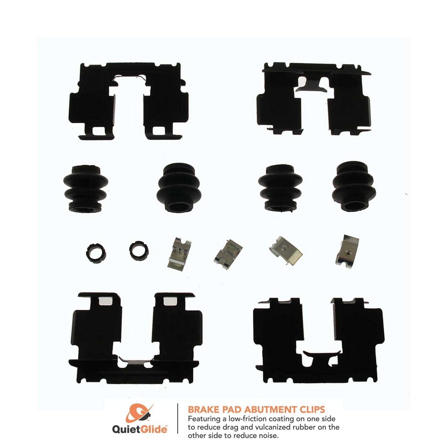 Carlson Disc Brake Hardware Kit  top view frsport 13665Q