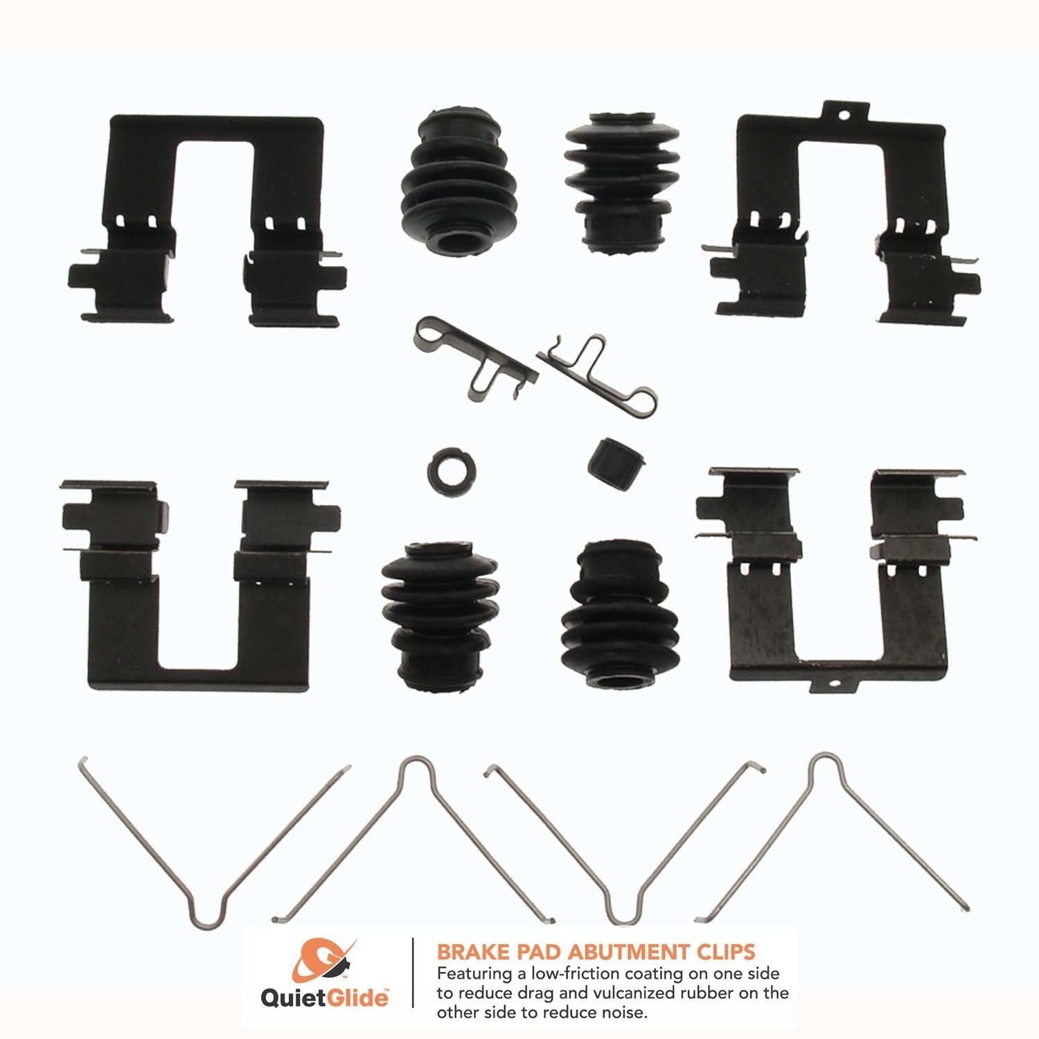 Carlson Disc Brake Hardware Kit  top view frsport 13667Q