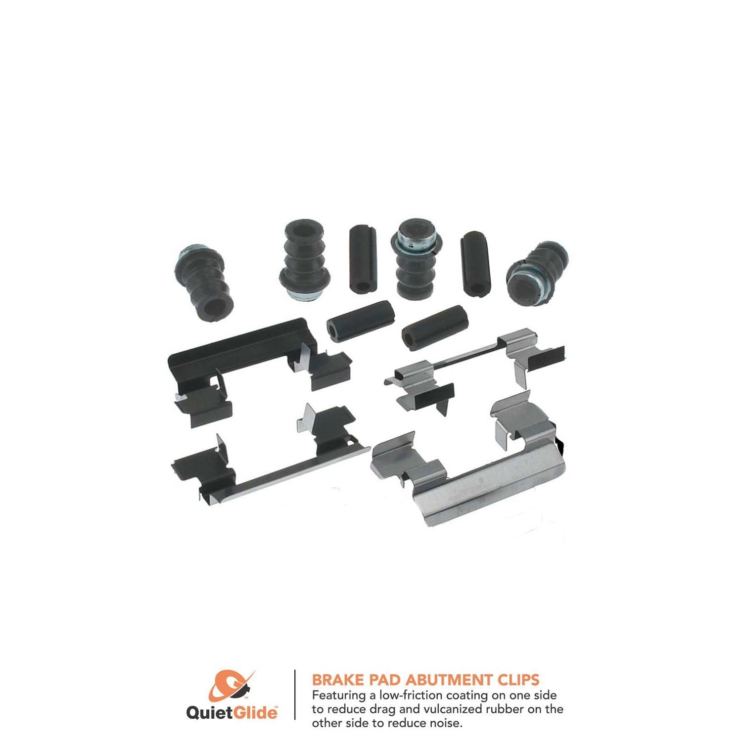 Carlson Disc Brake Hardware Kit  top view frsport H5632Q