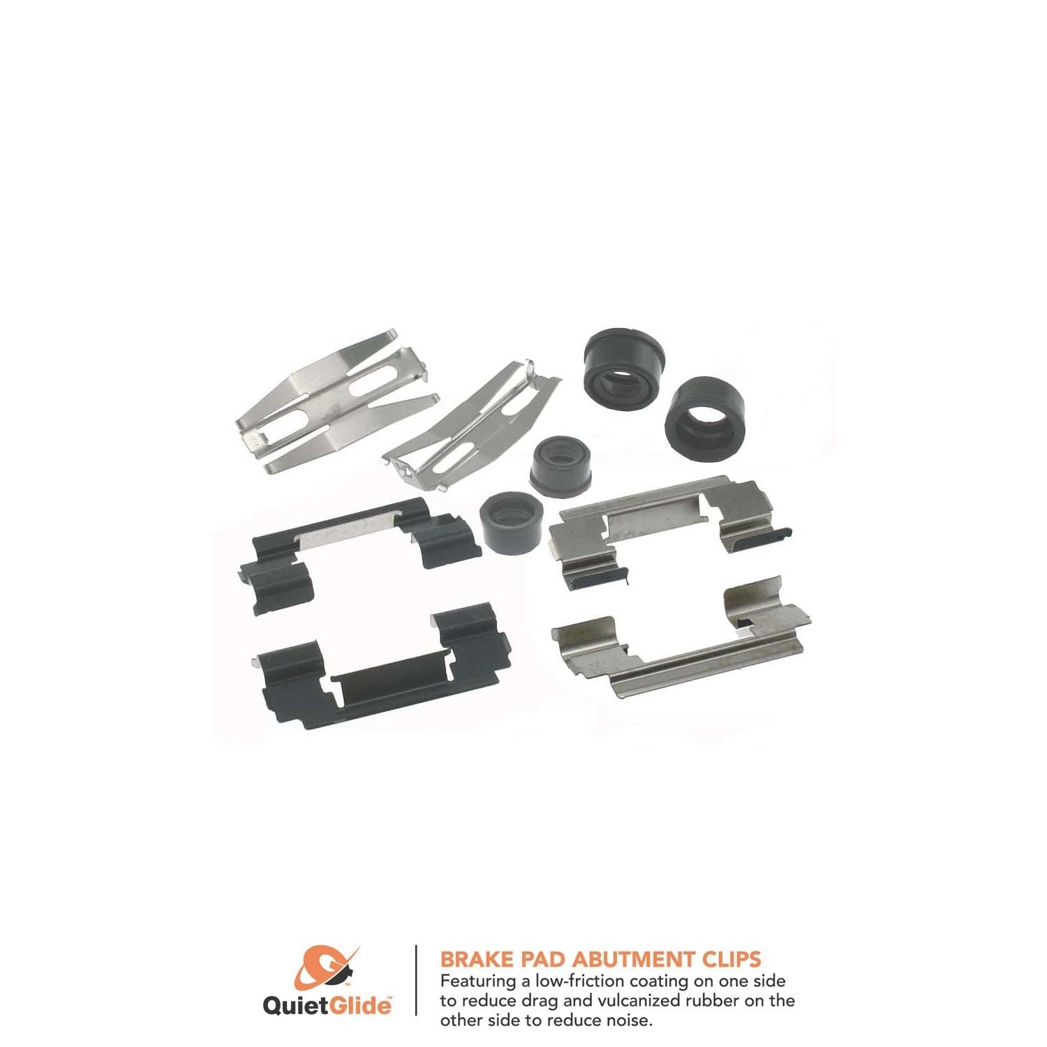 Carlson Disc Brake Hardware Kit  top view frsport H5634Q