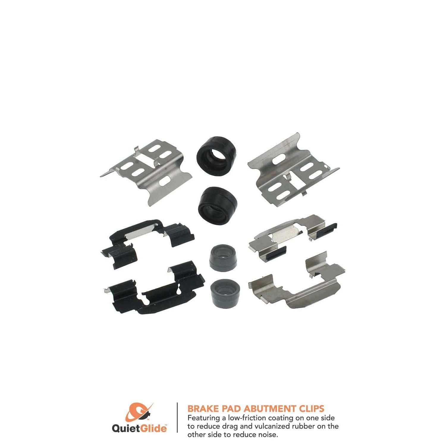 Carlson Disc Brake Hardware Kit  top view frsport H5637Q