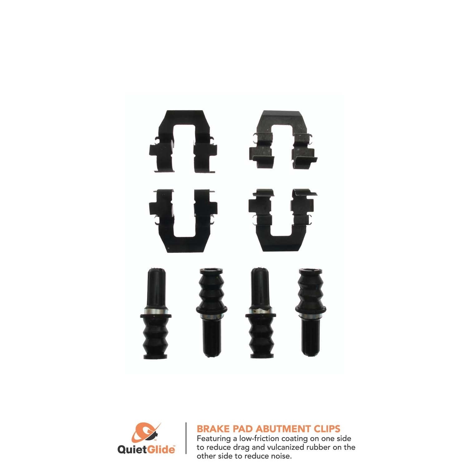 Carlson Disc Brake Hardware Kit  top view frsport H5639Q