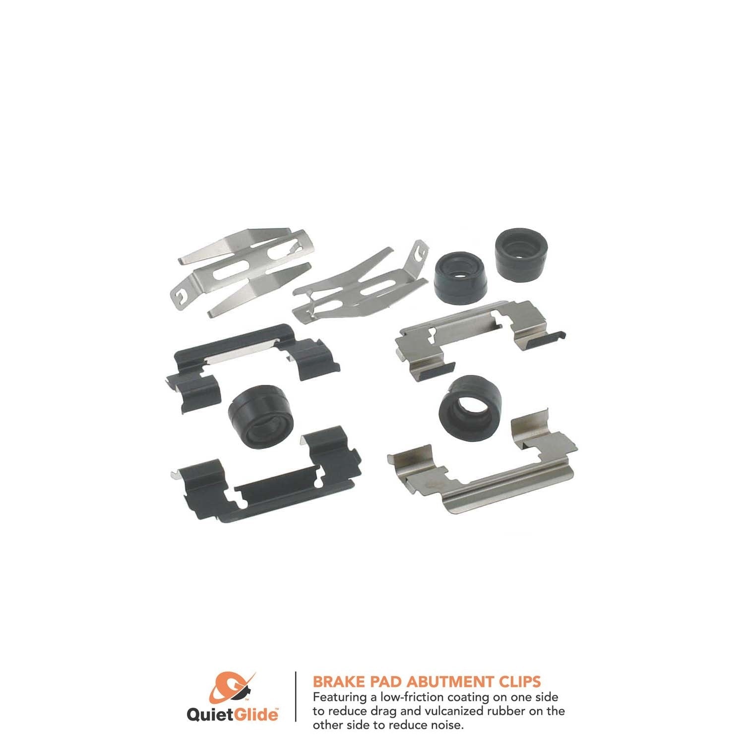 Carlson Disc Brake Hardware Kit  top view frsport H5640Q