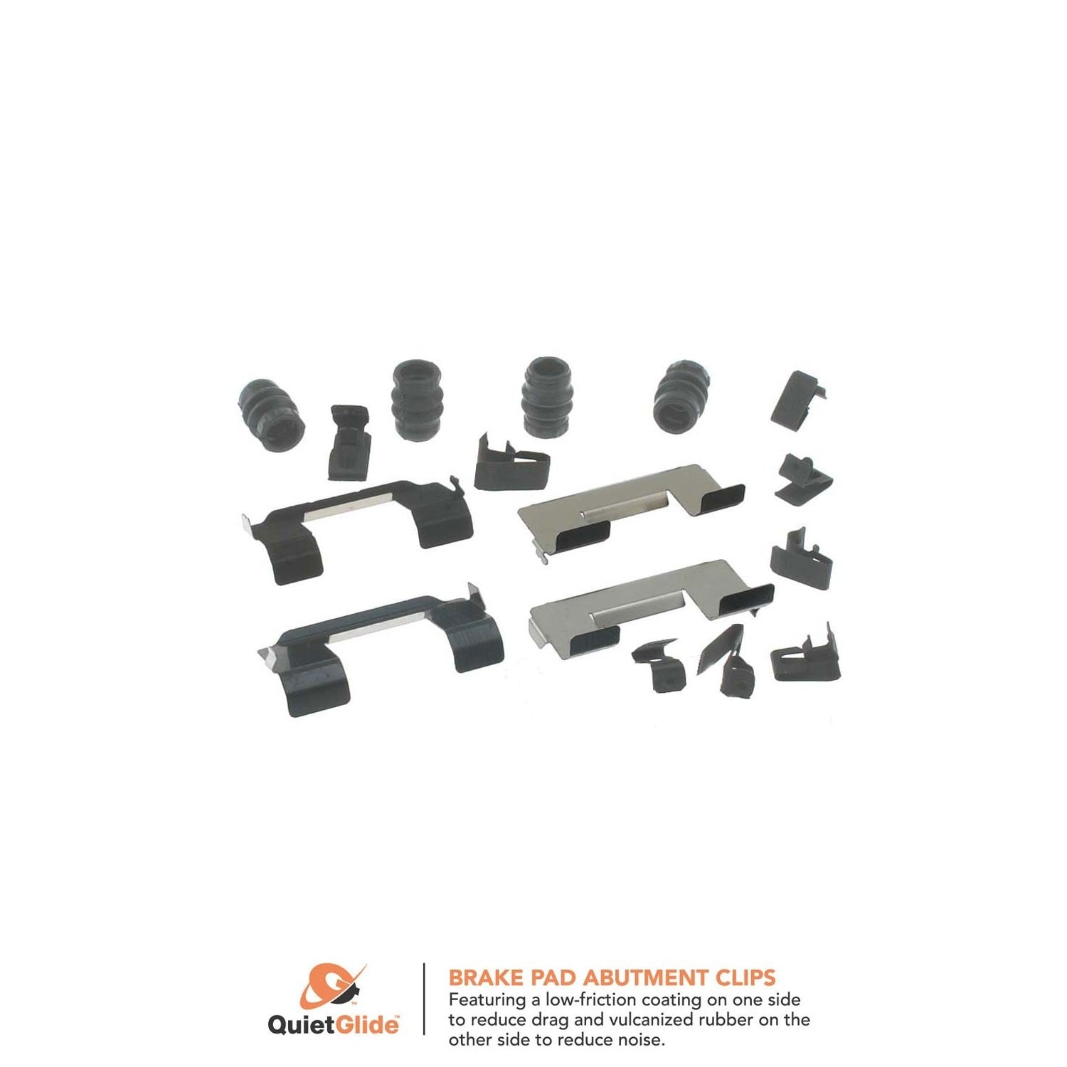 Carlson Disc Brake Hardware Kit  top view frsport H5657Q