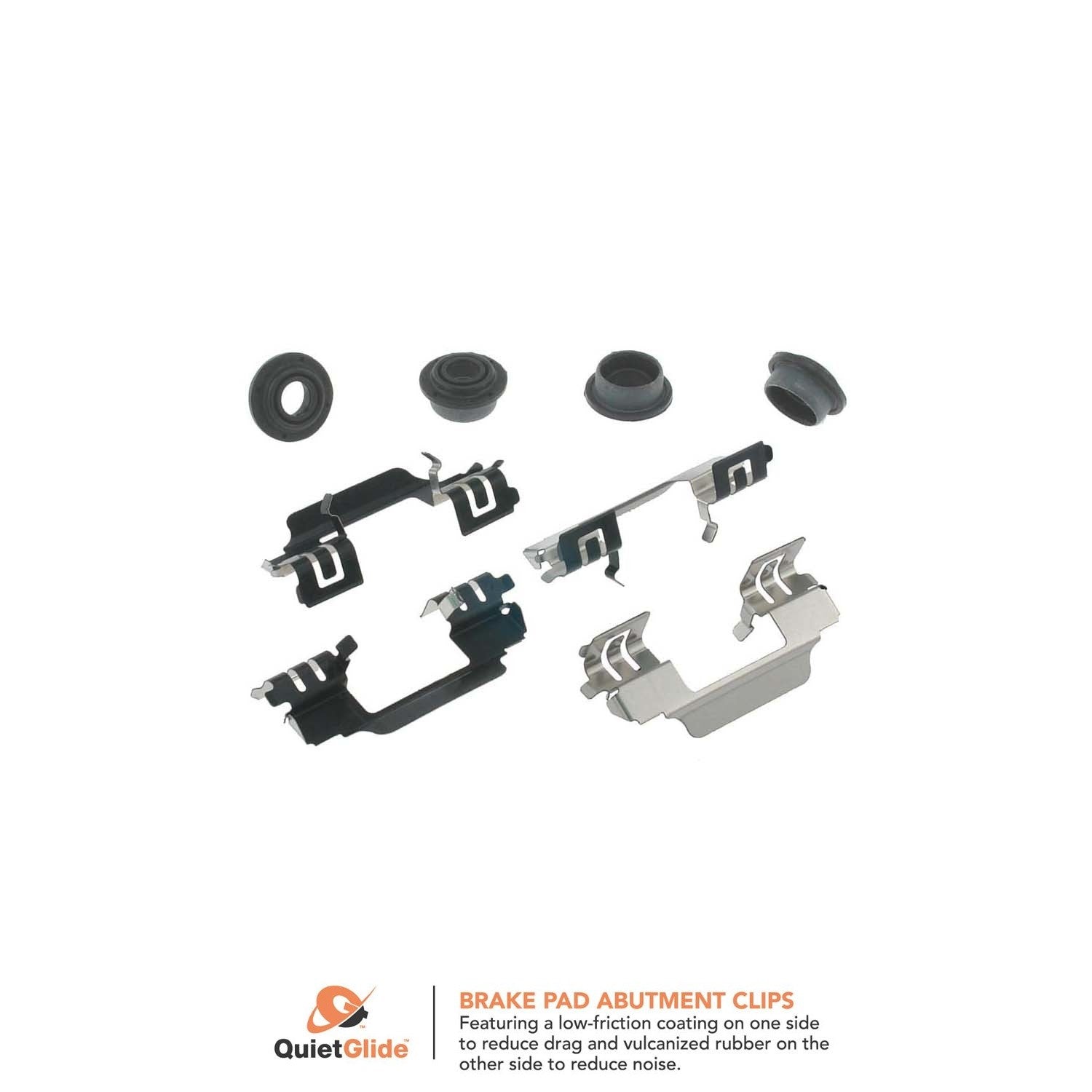 Carlson Disc Brake Hardware Kit  top view frsport H5680Q