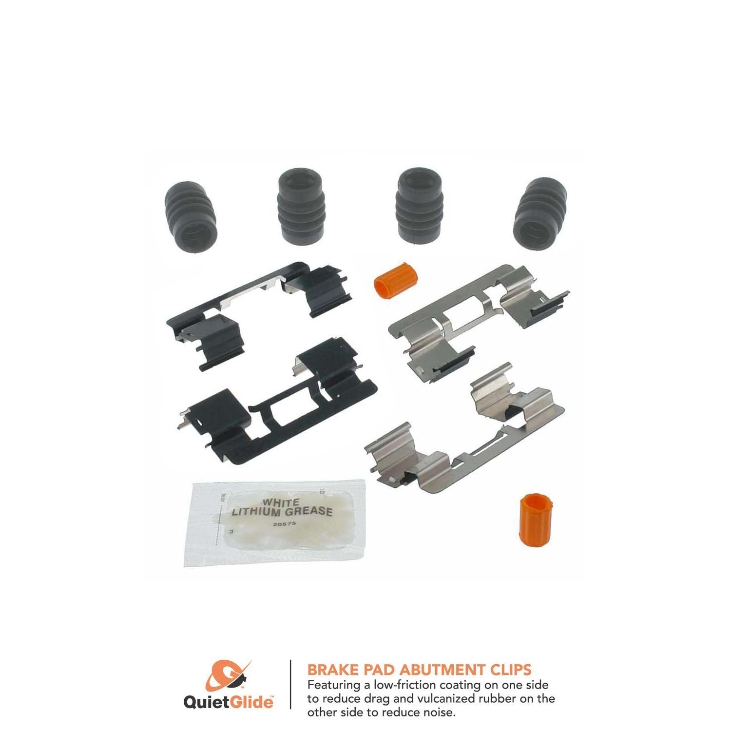 Carlson Disc Brake Hardware Kit  top view frsport H5754Q