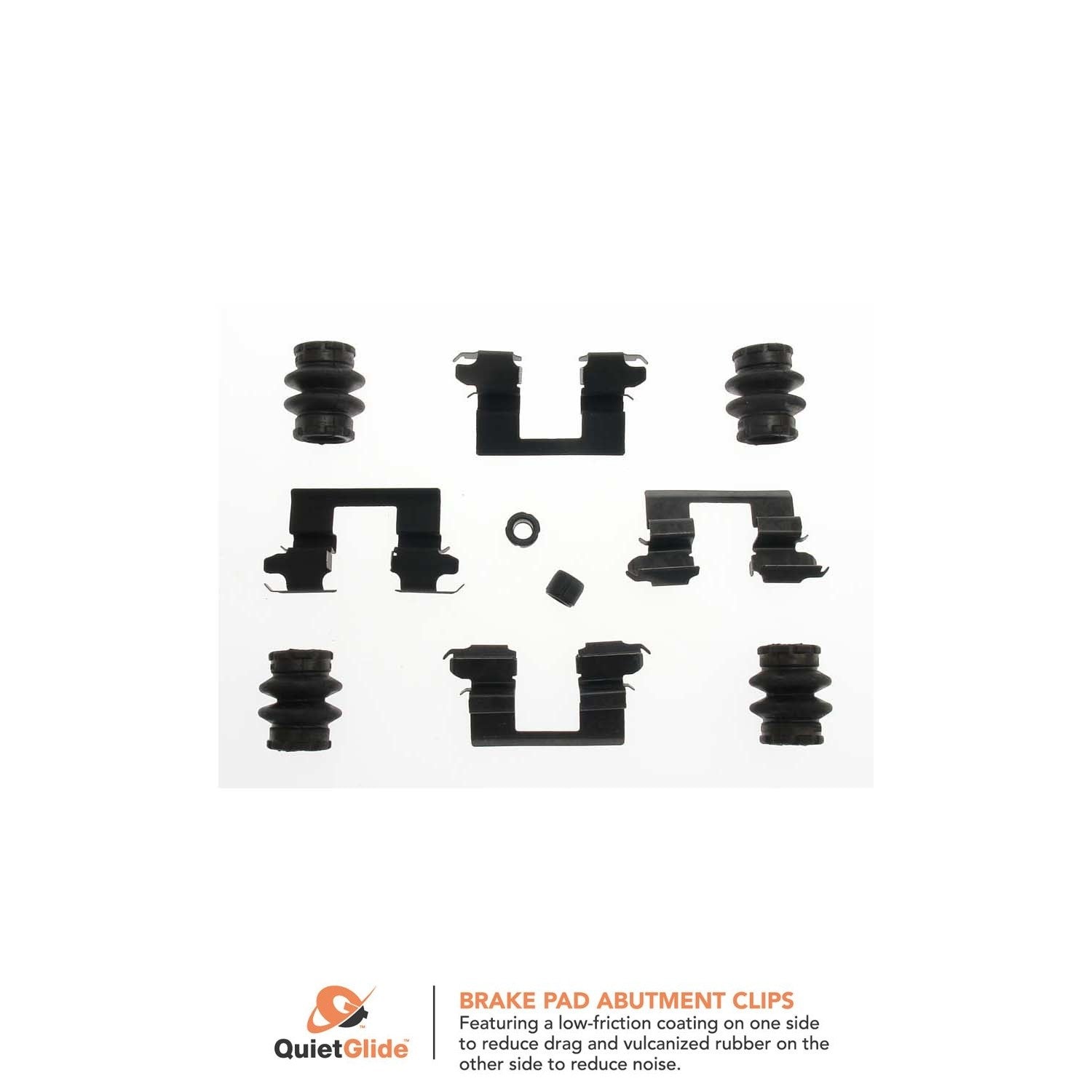 Carlson Disc Brake Hardware Kit  top view frsport H5755Q