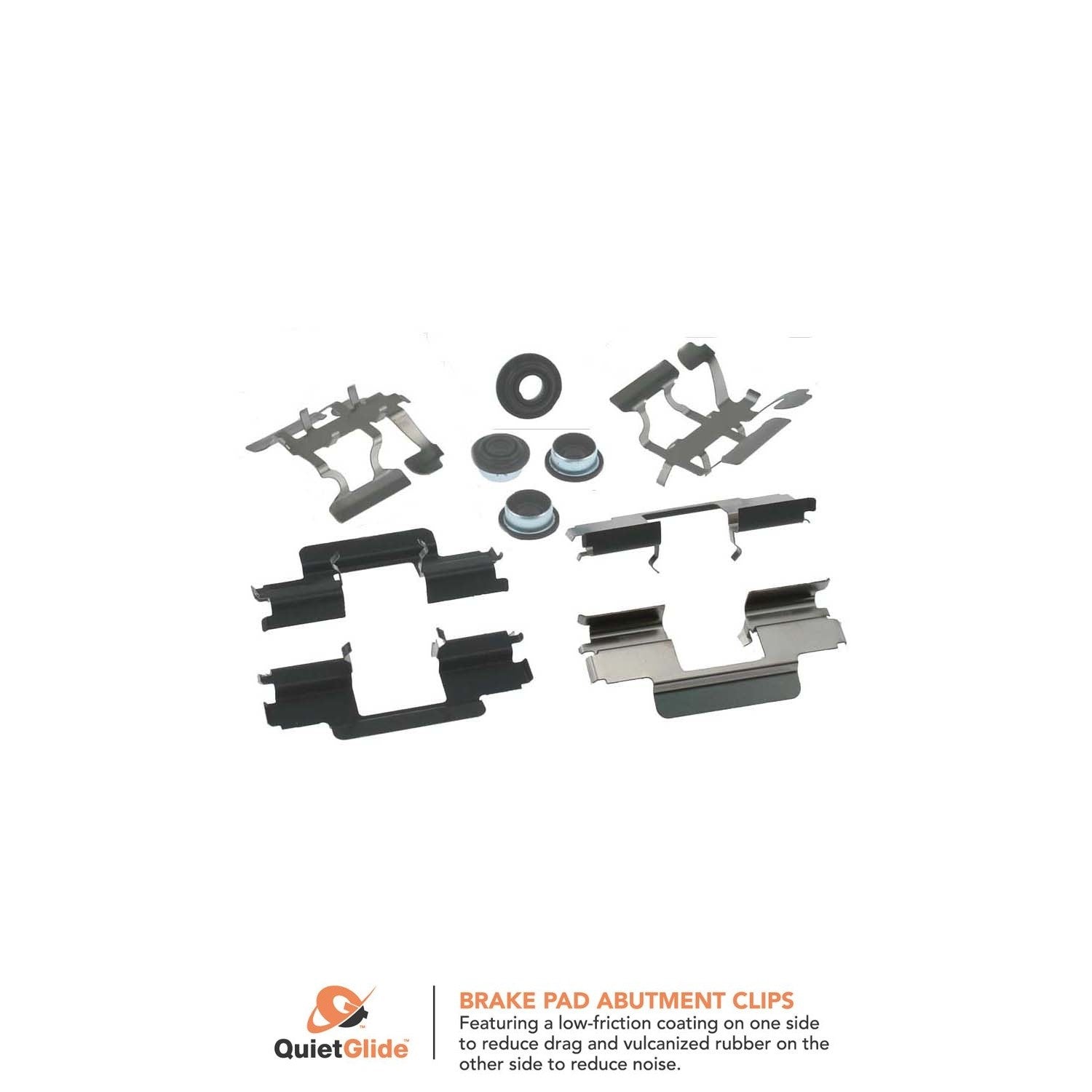 Carlson Disc Brake Hardware Kit  top view frsport H5764Q