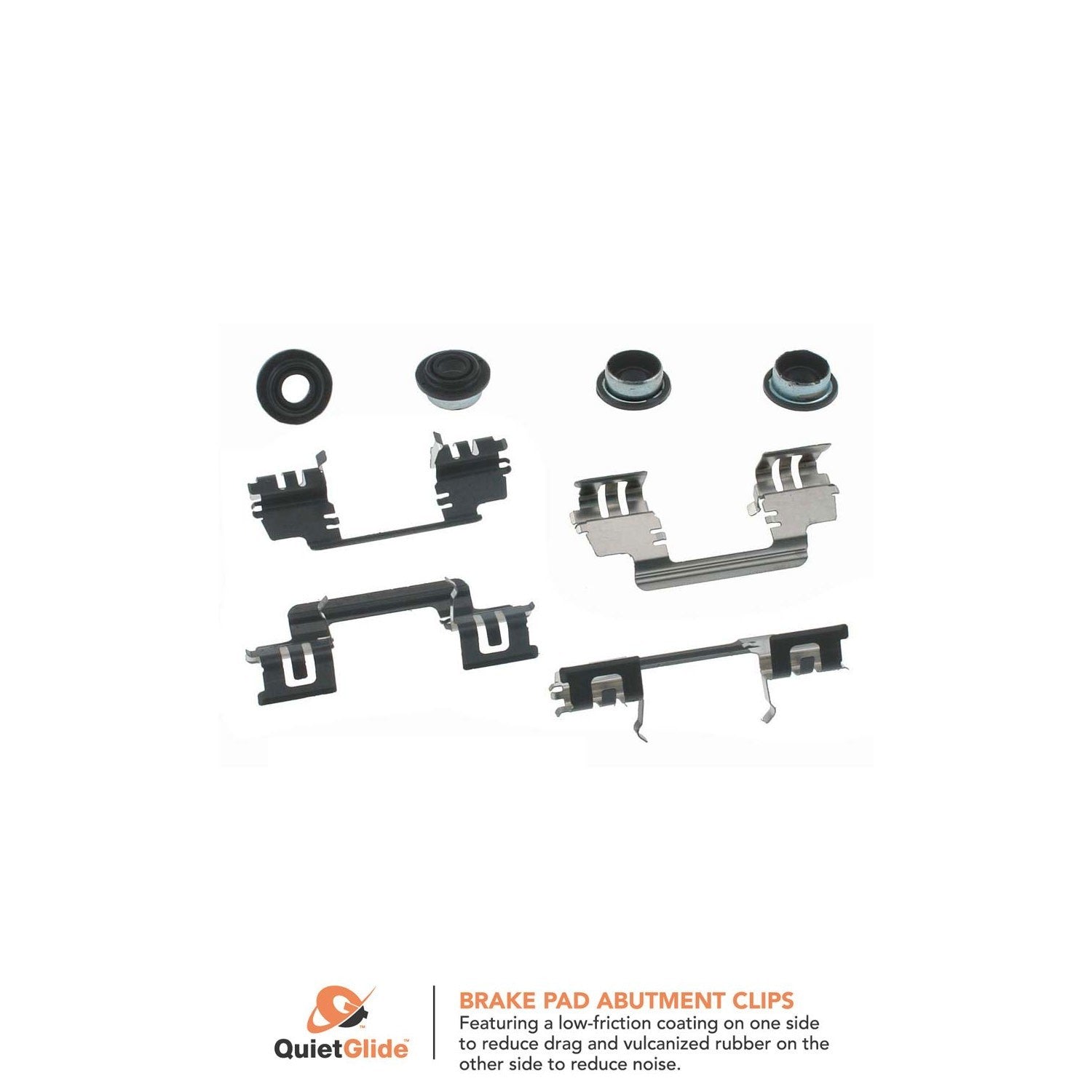 Carlson Disc Brake Hardware Kit  top view frsport H5765Q