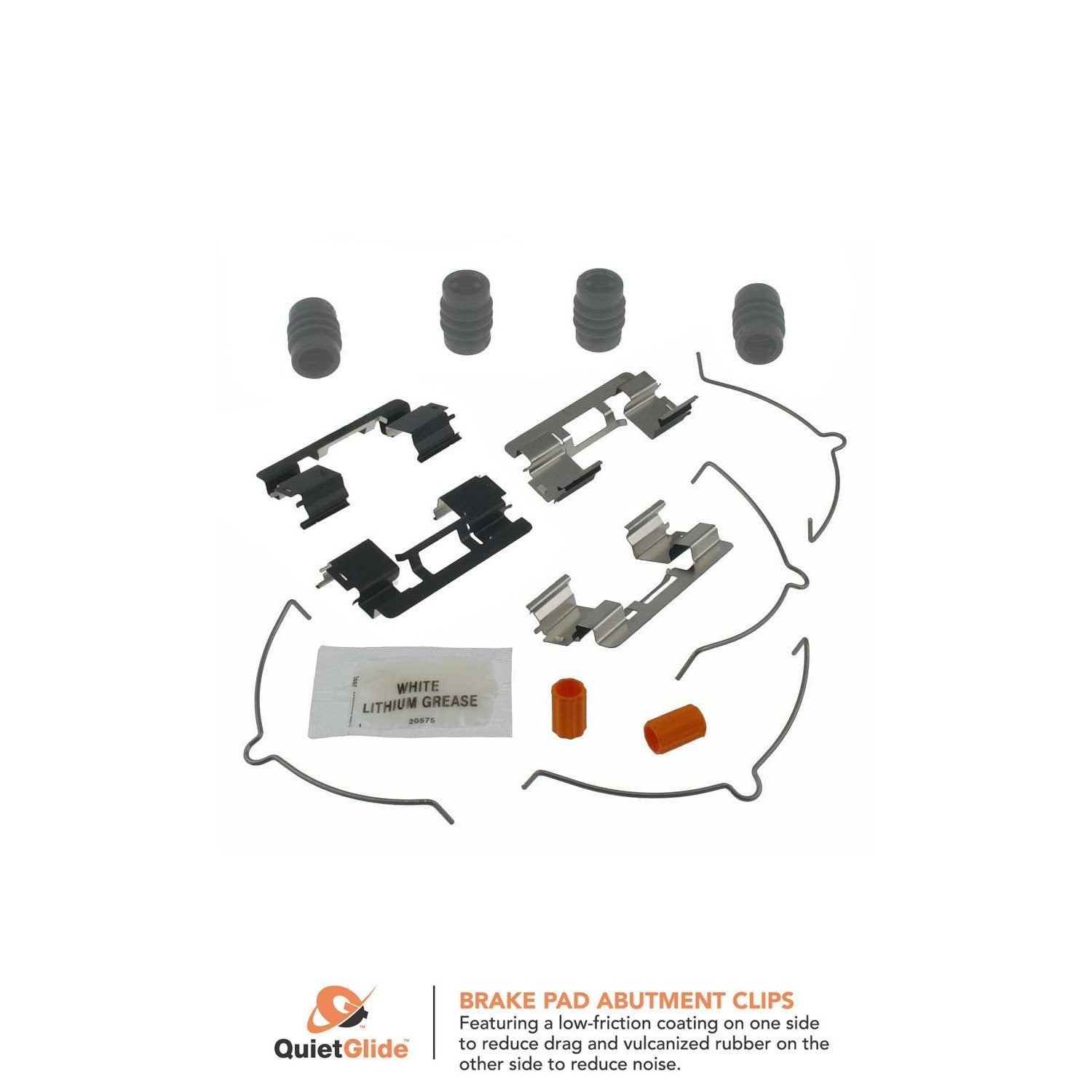 Carlson Disc Brake Hardware Kit  top view frsport H5773Q