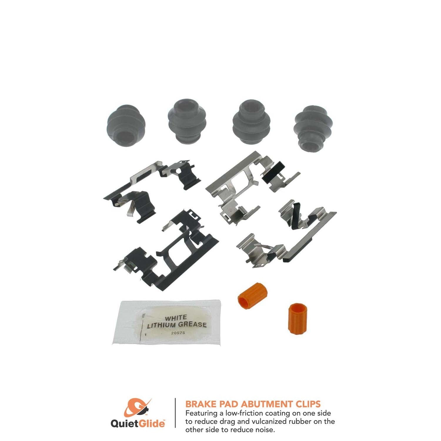 Carlson Disc Brake Hardware Kit  top view frsport H5789Q