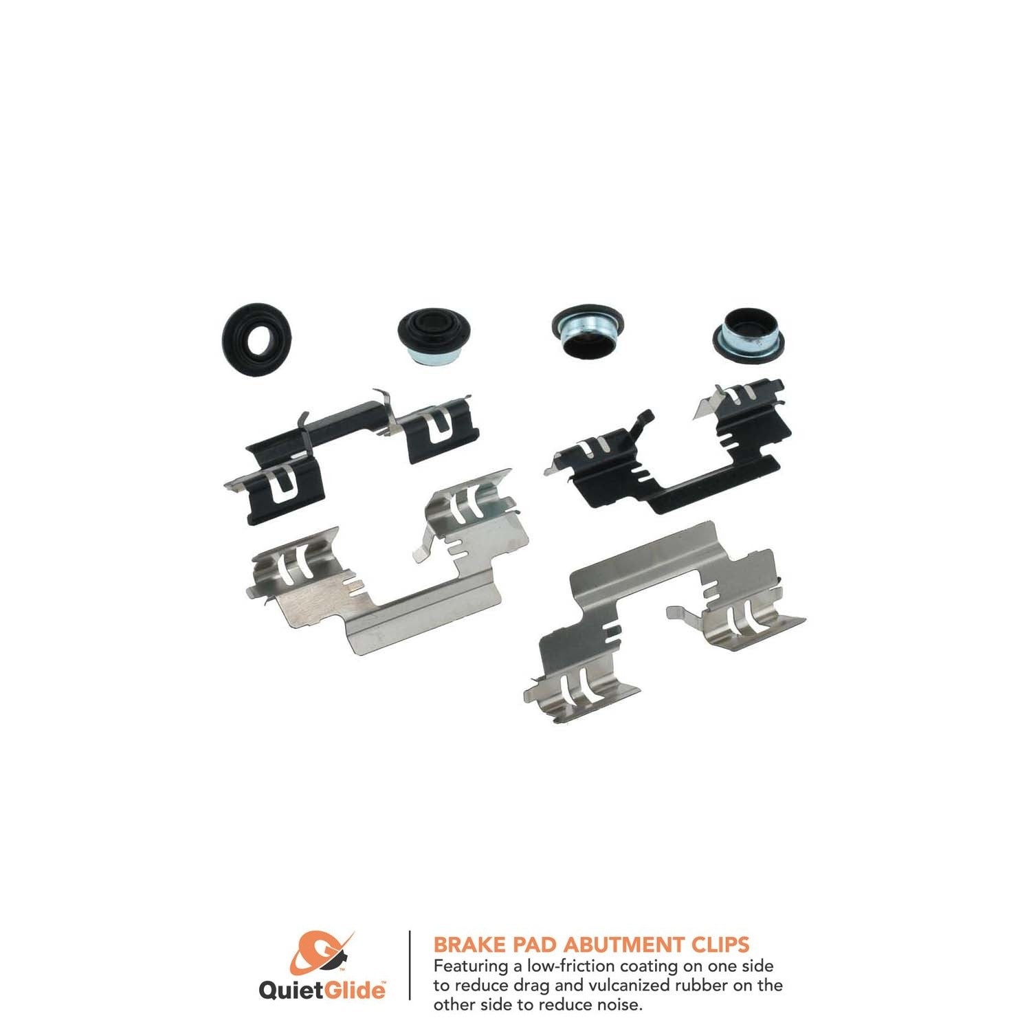 Carlson Disc Brake Hardware Kit  top view frsport H5797Q