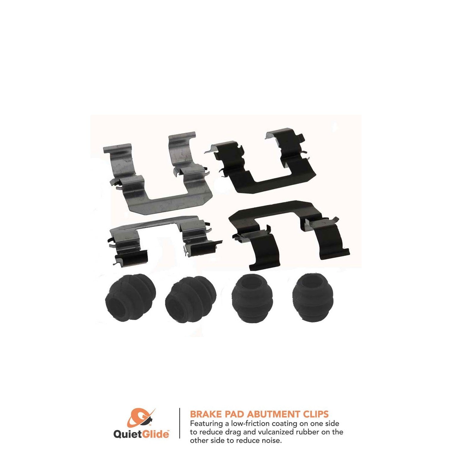 Carlson Disc Brake Hardware Kit  top view frsport H5813Q