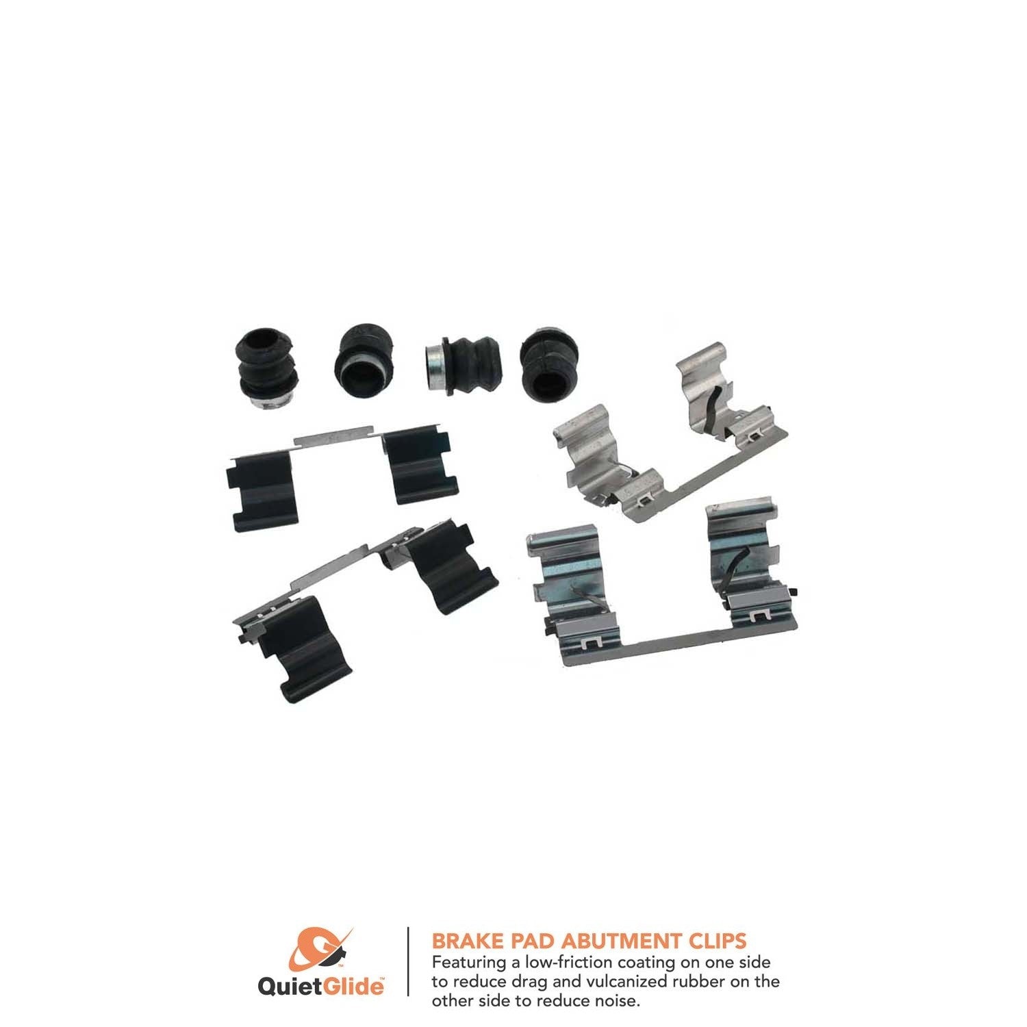 Carlson Disc Brake Hardware Kit  top view frsport H5828Q