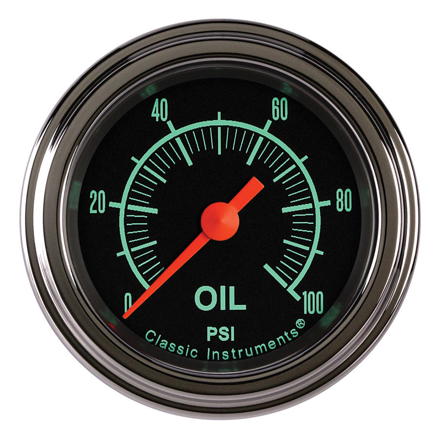 Classic Instruments G/Stock Oil Pressure 2-1/8 Full Sweep CLAGS181SLF