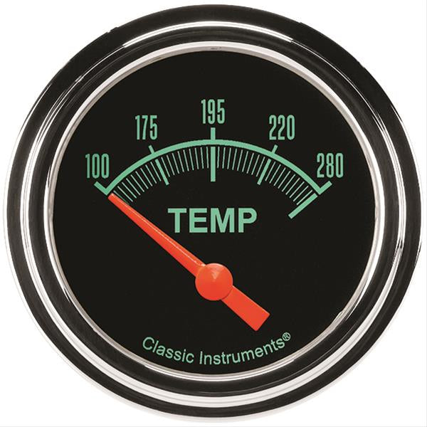 Classic Instruments G/Stock Temperature Gaug e 2-5/8 Short Sweep CLAGS226SLF-02