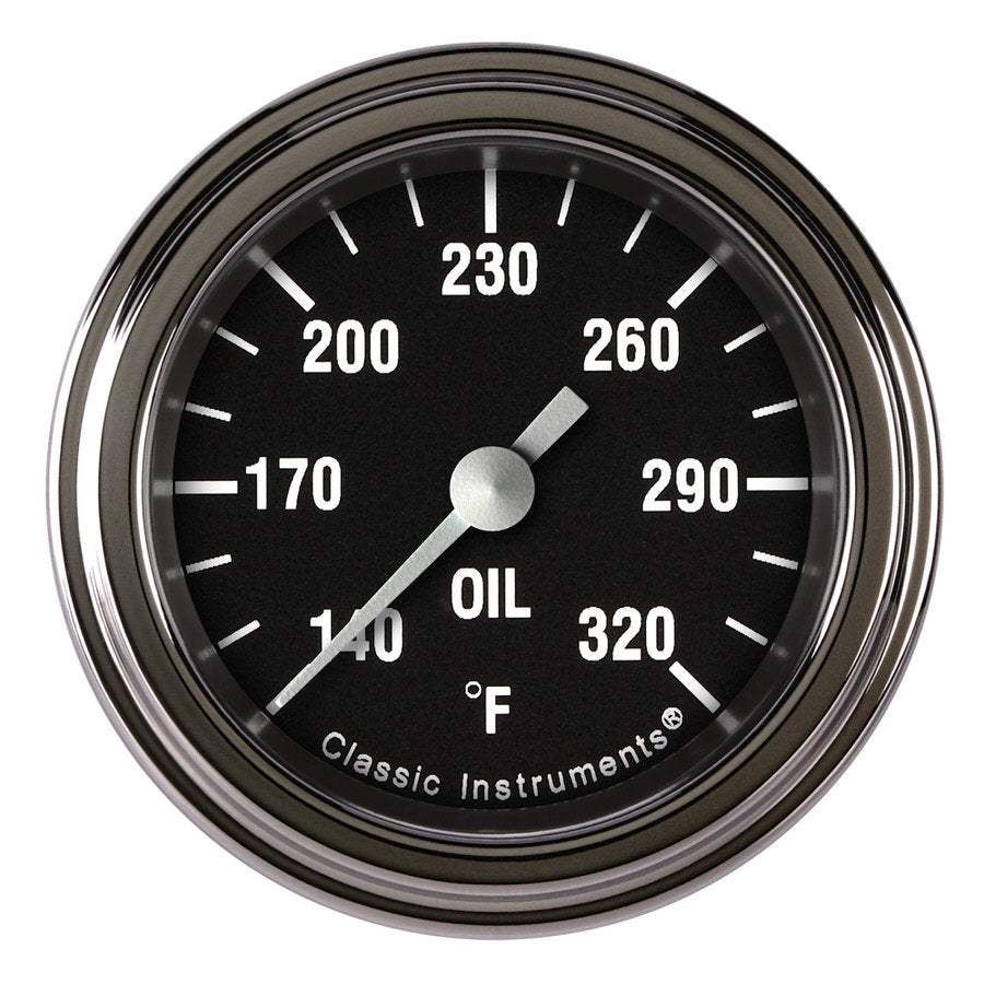 Classic Instruments Hot Rod Oil Temp 2-1/8 Full Sweep CLAHR128SLF