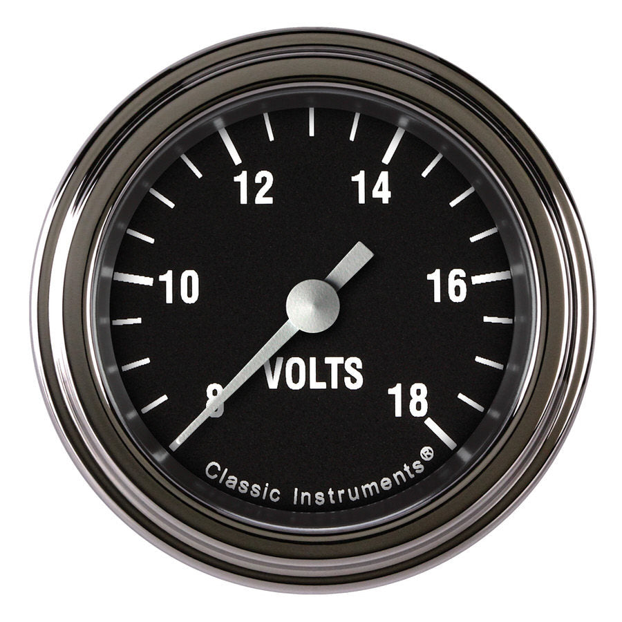 Classic Instruments Hot Rod Volt Gauge 2-1/8 Full Sweep CLAHR130SLF