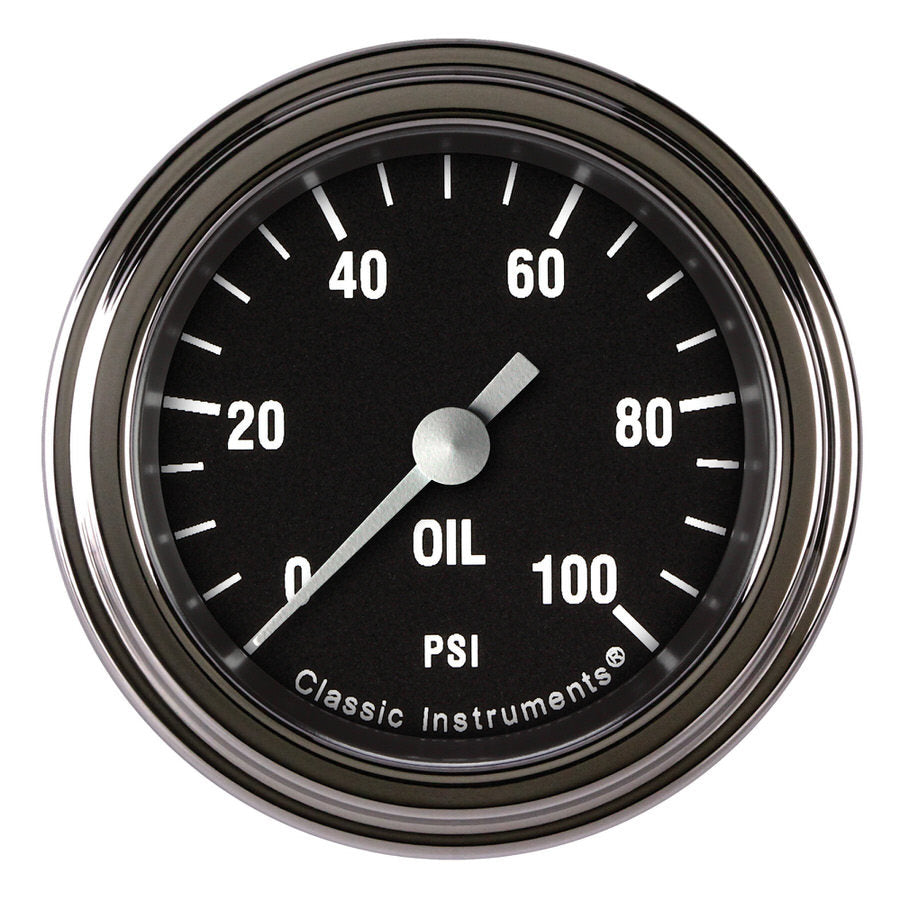 Classic Instruments Hot Rod Oil Pressure 2-1/8 Full Sweep CLAHR181SLF
